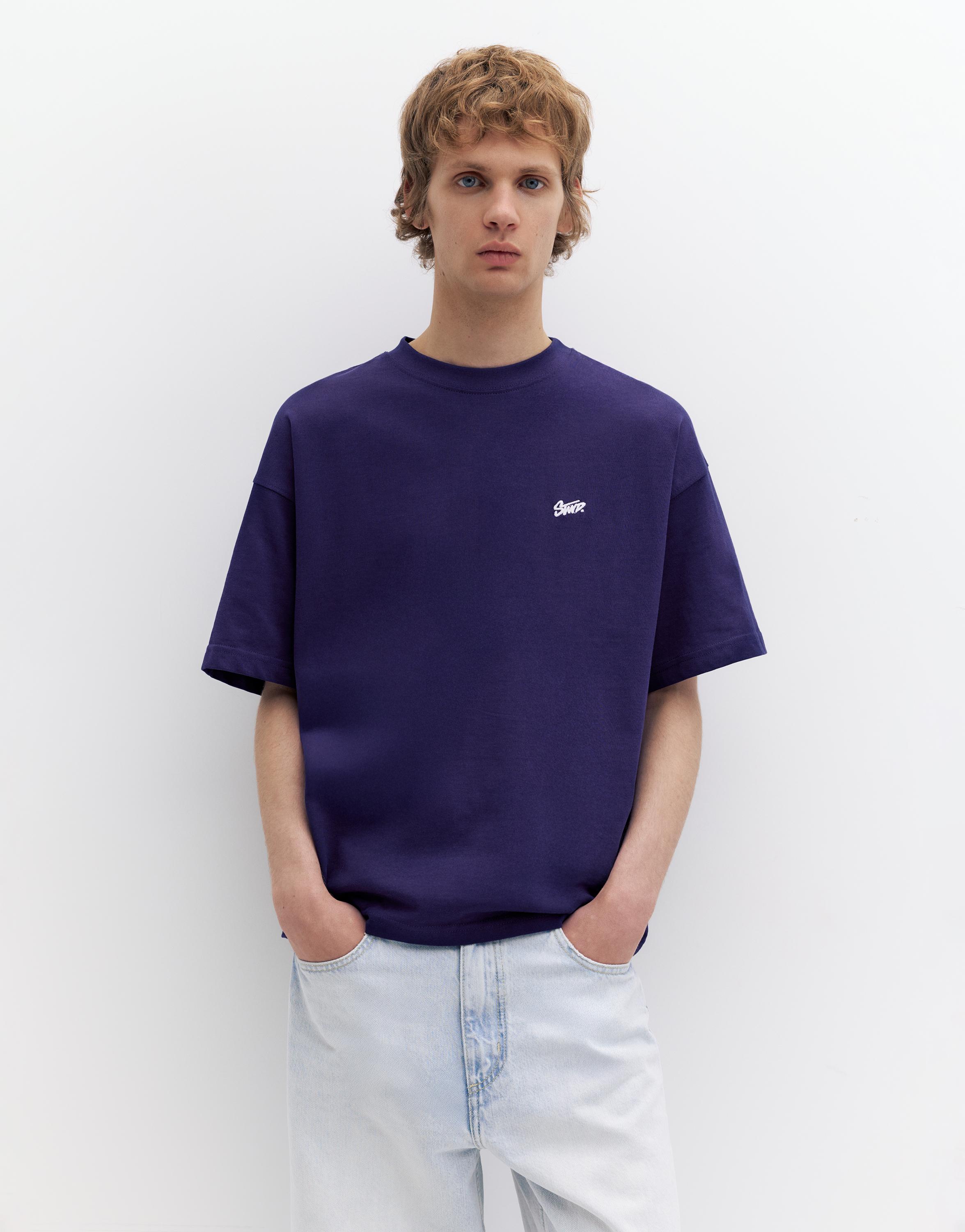 STWD logolu boxy tişört - Görsel 7