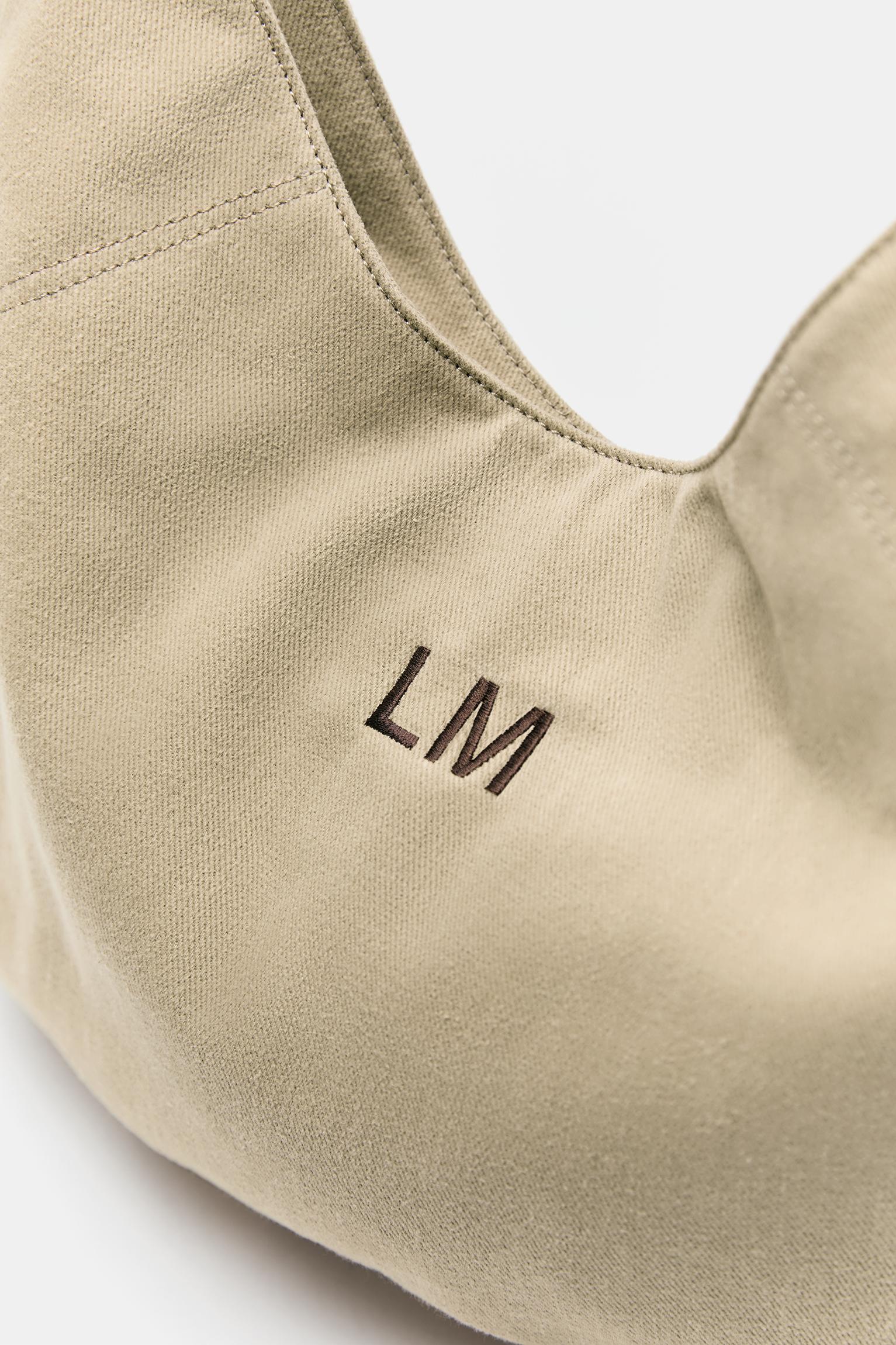 Beaded tote bag — Leather