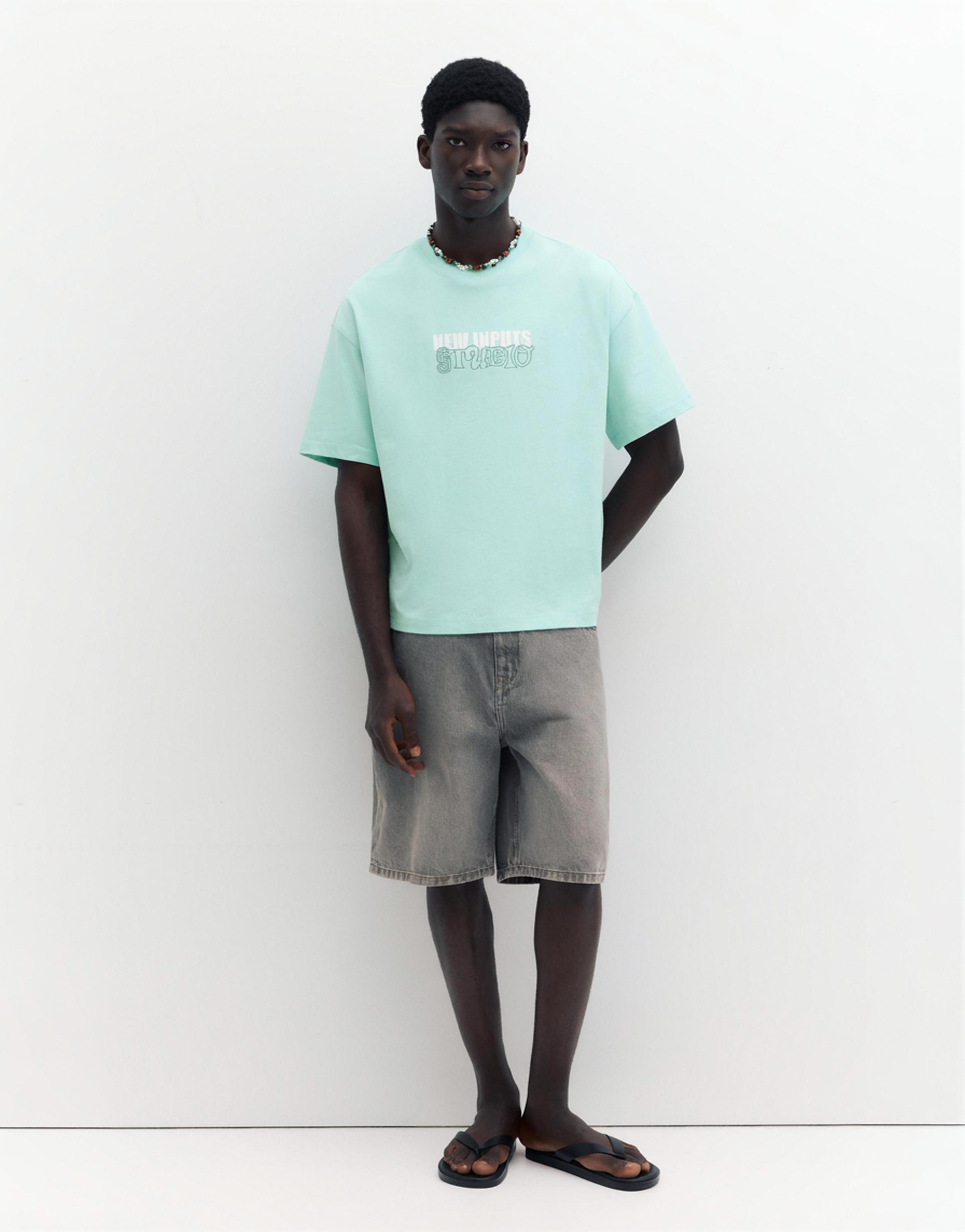 STWD Studio T-shirt — Turquoise