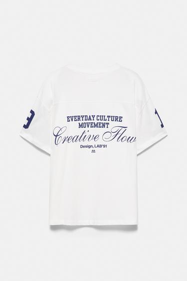 Graphic number short sleeve T-shirt — Ice 7