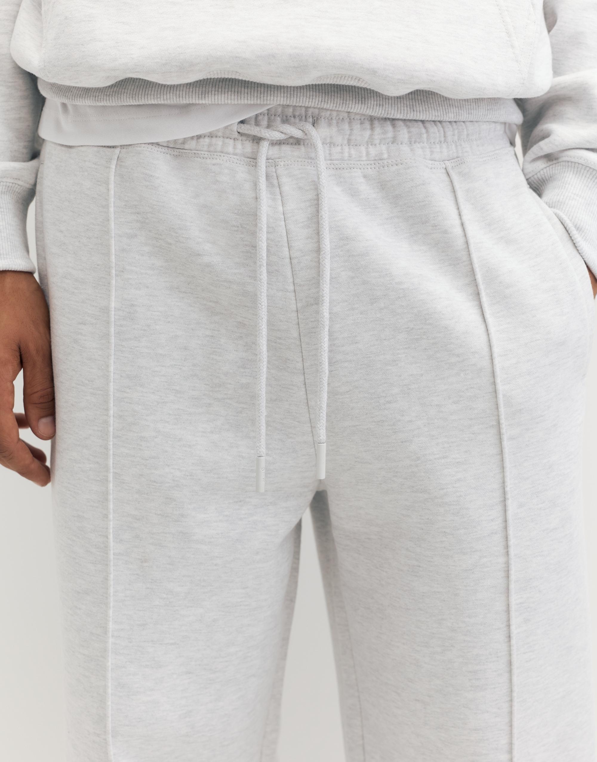 STWD baggy joggers — Pale marl