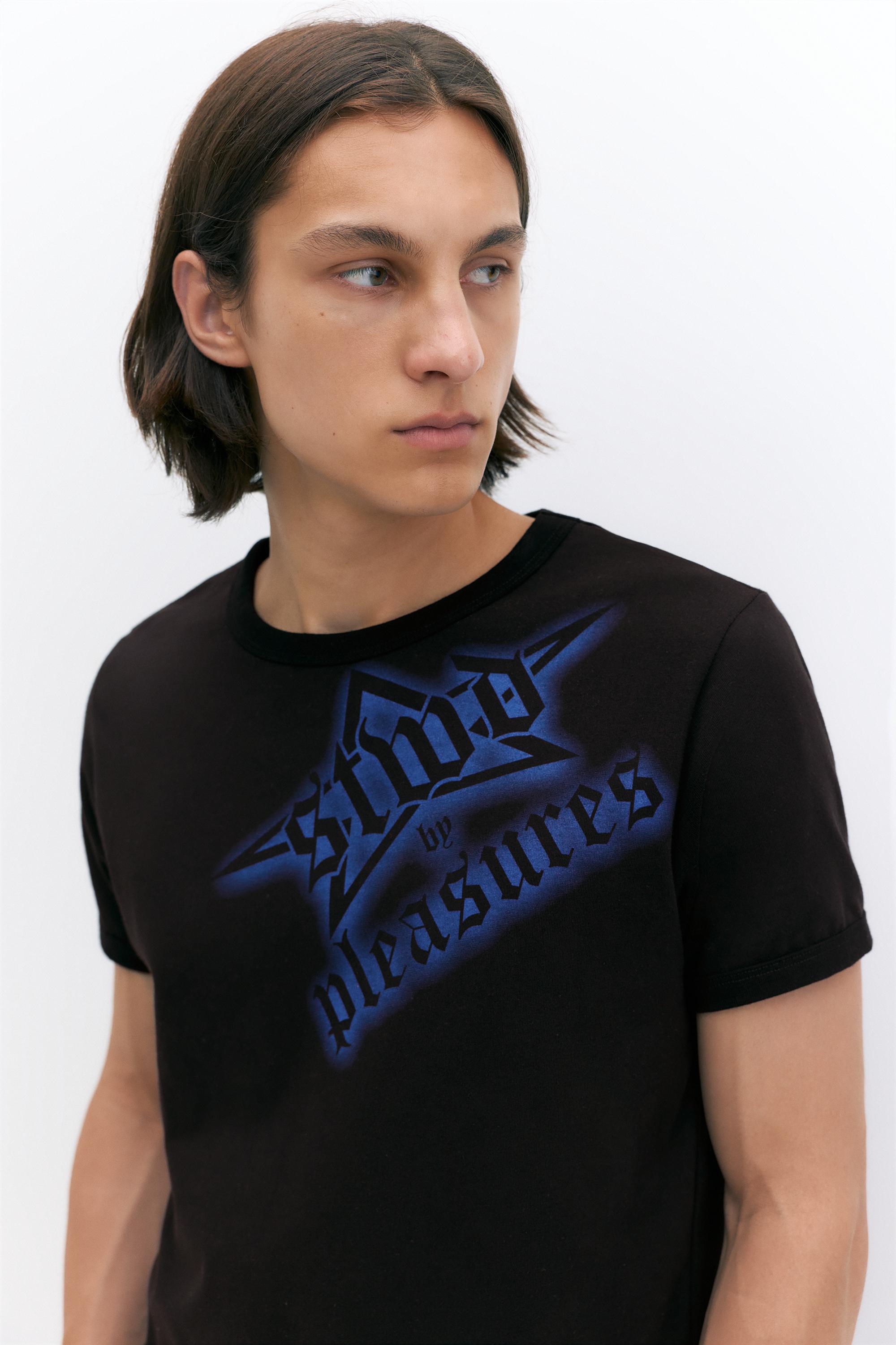 Pleasures x STWD T-shirt — Black