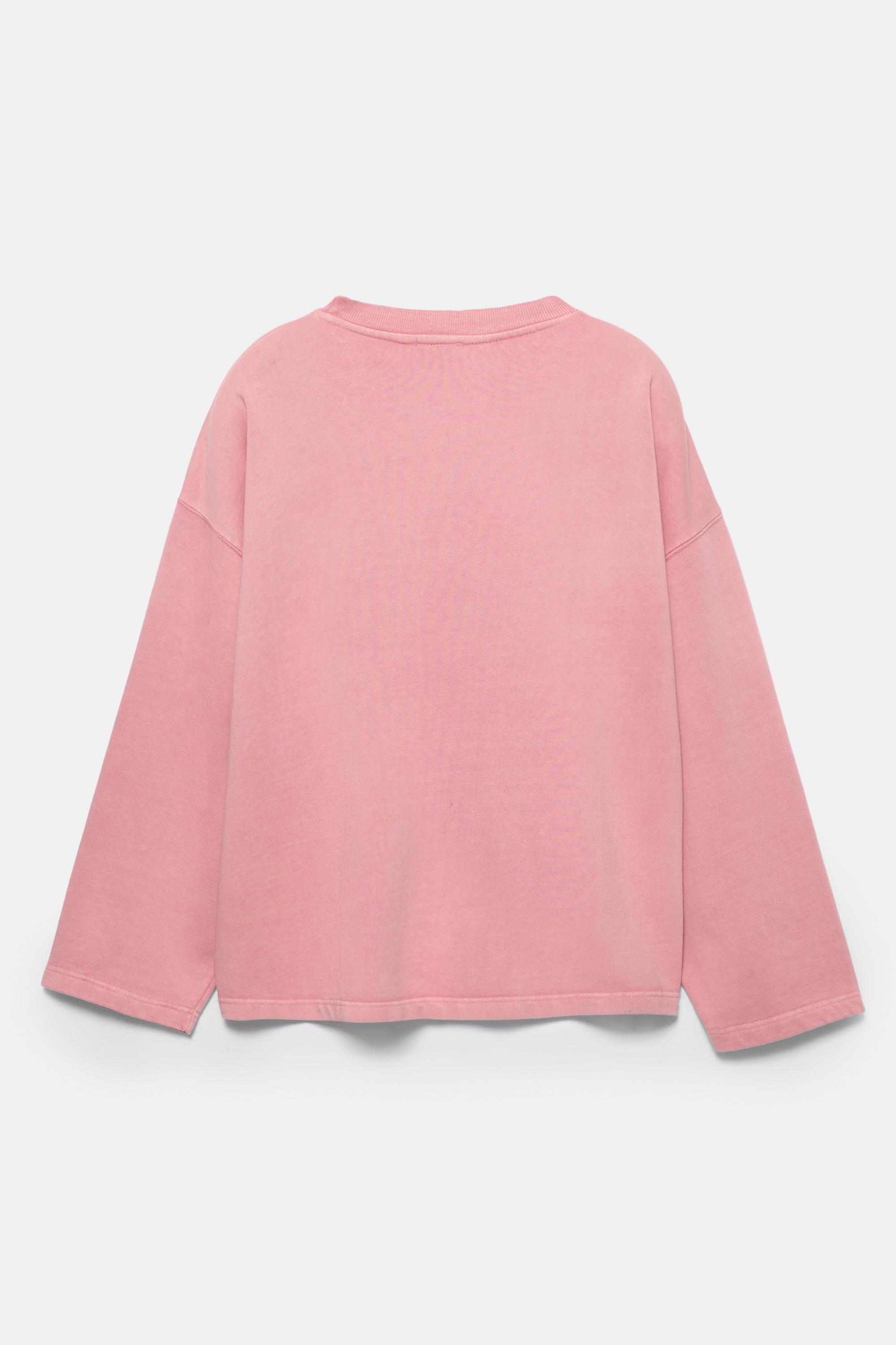 Pink label sweatshirt — Pink
