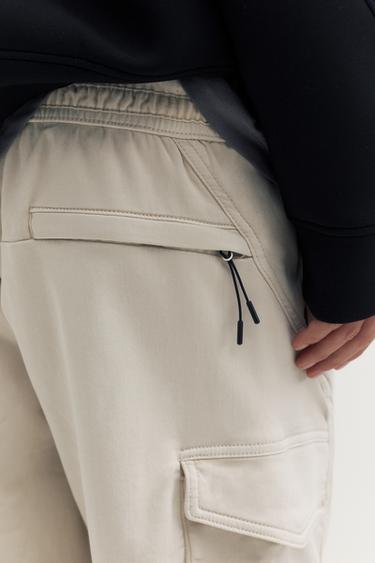 Multi-pocket joggers — Stone 6