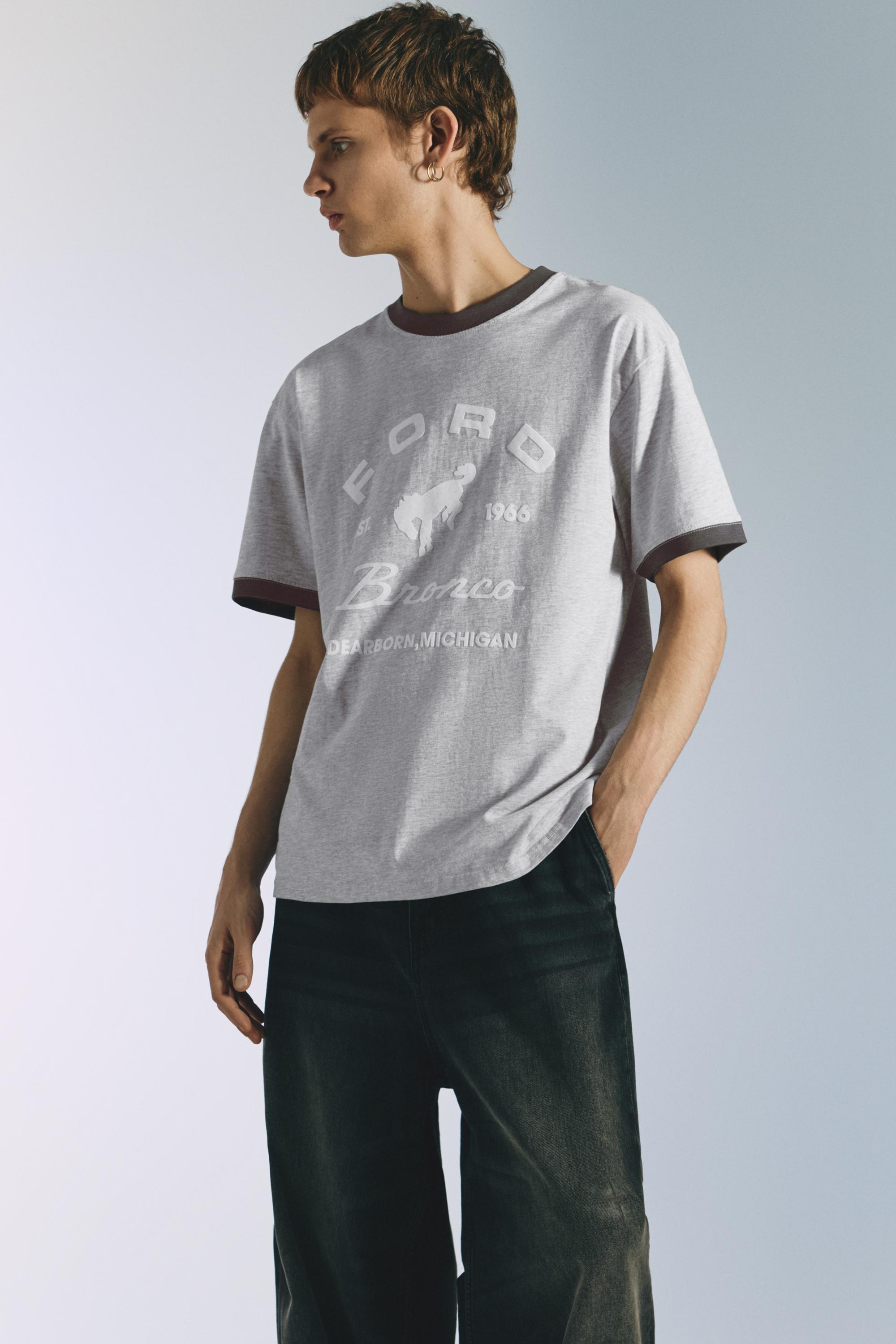 Ford Bronco T-shirt — Grey marl