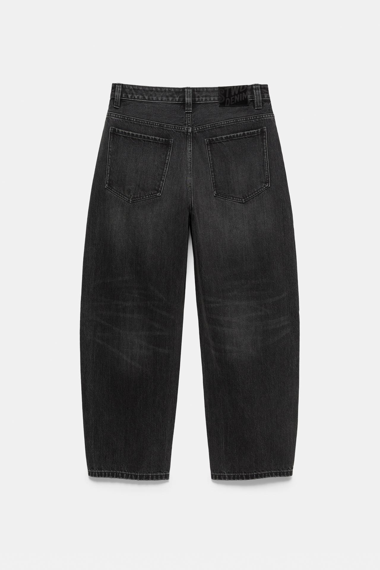 Baggy balloon jeans — Faded black