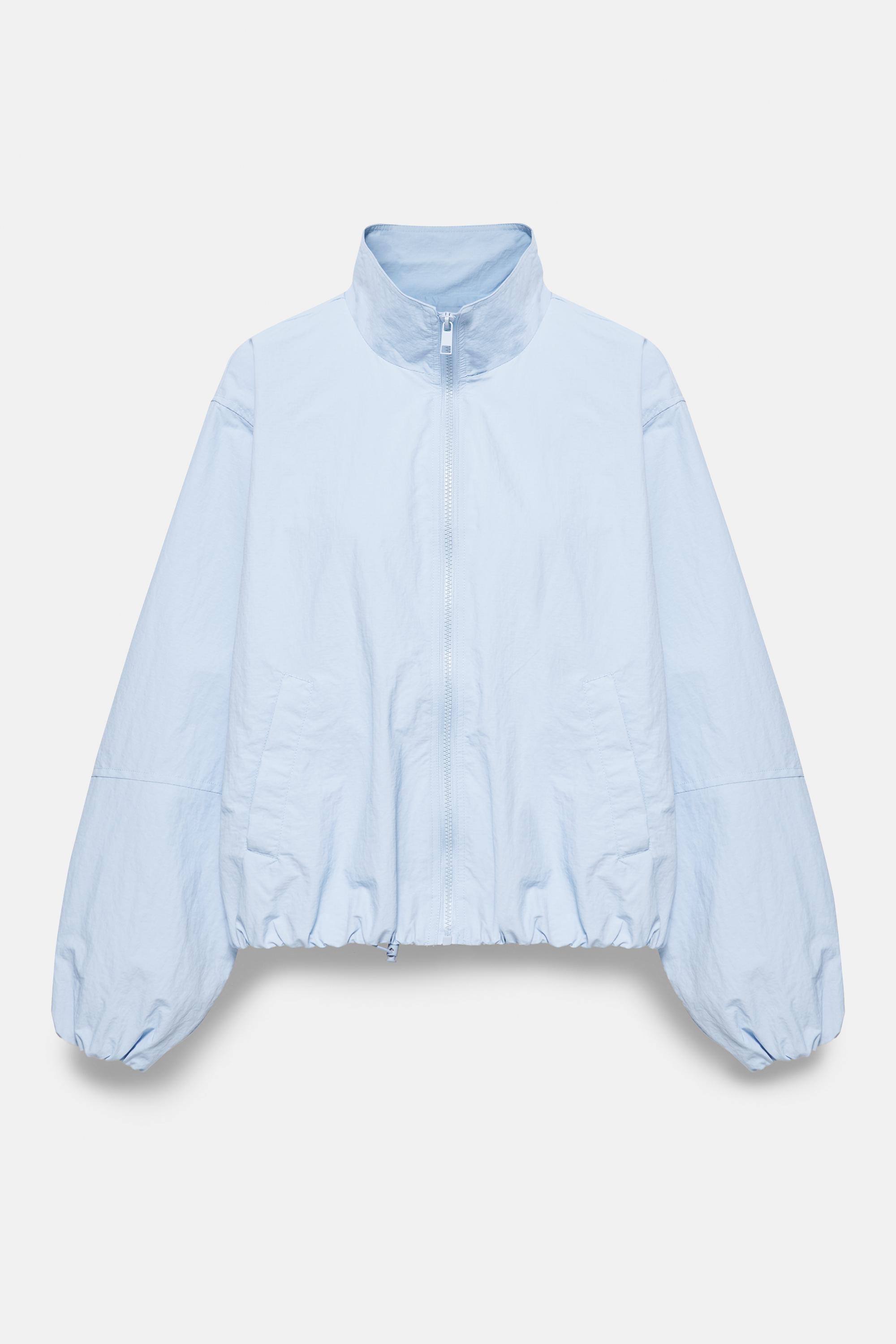 Lightweight bomber jacket — Pastel blue