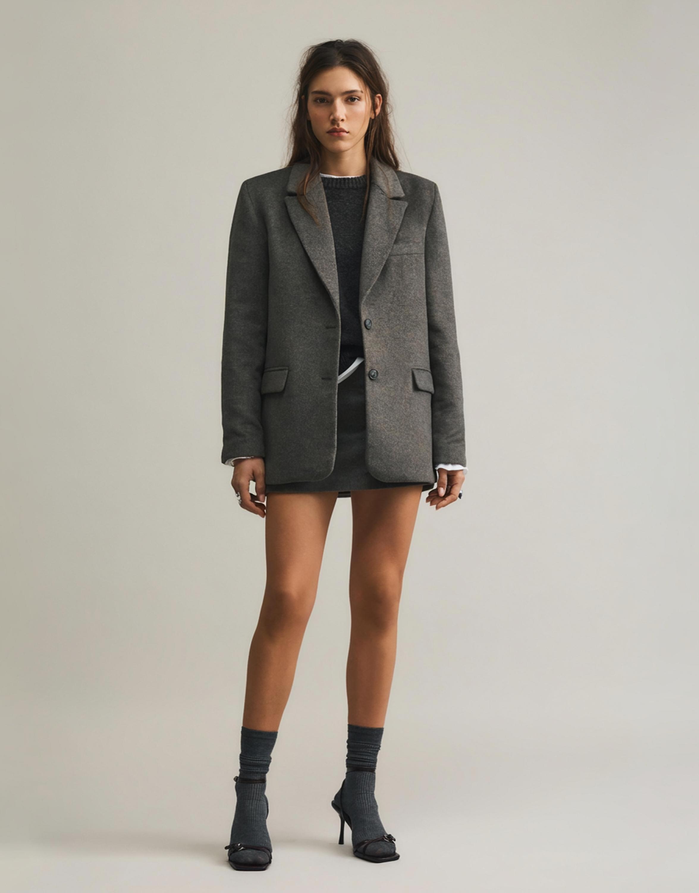 Yumuşak blazer - Görsel 14