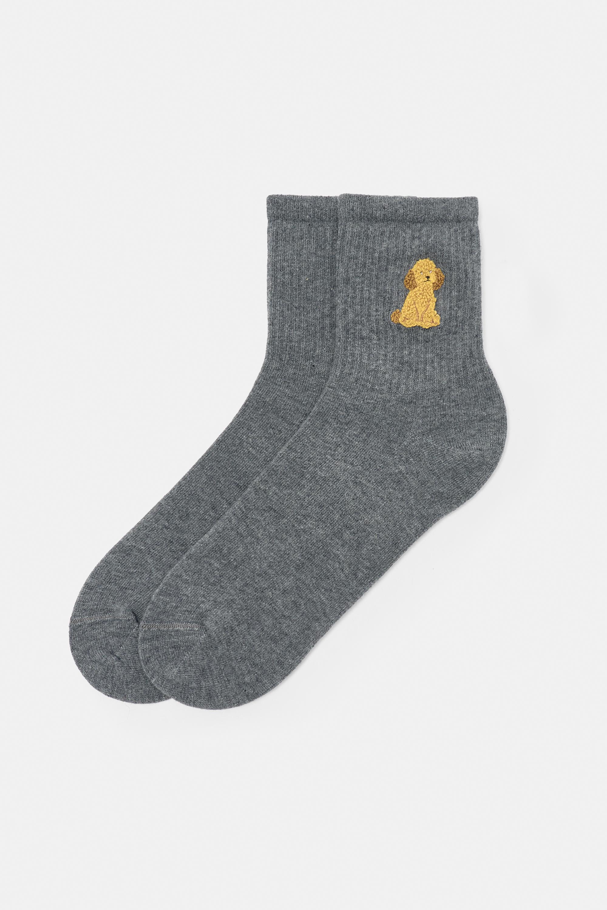 Calcetines bordado perro