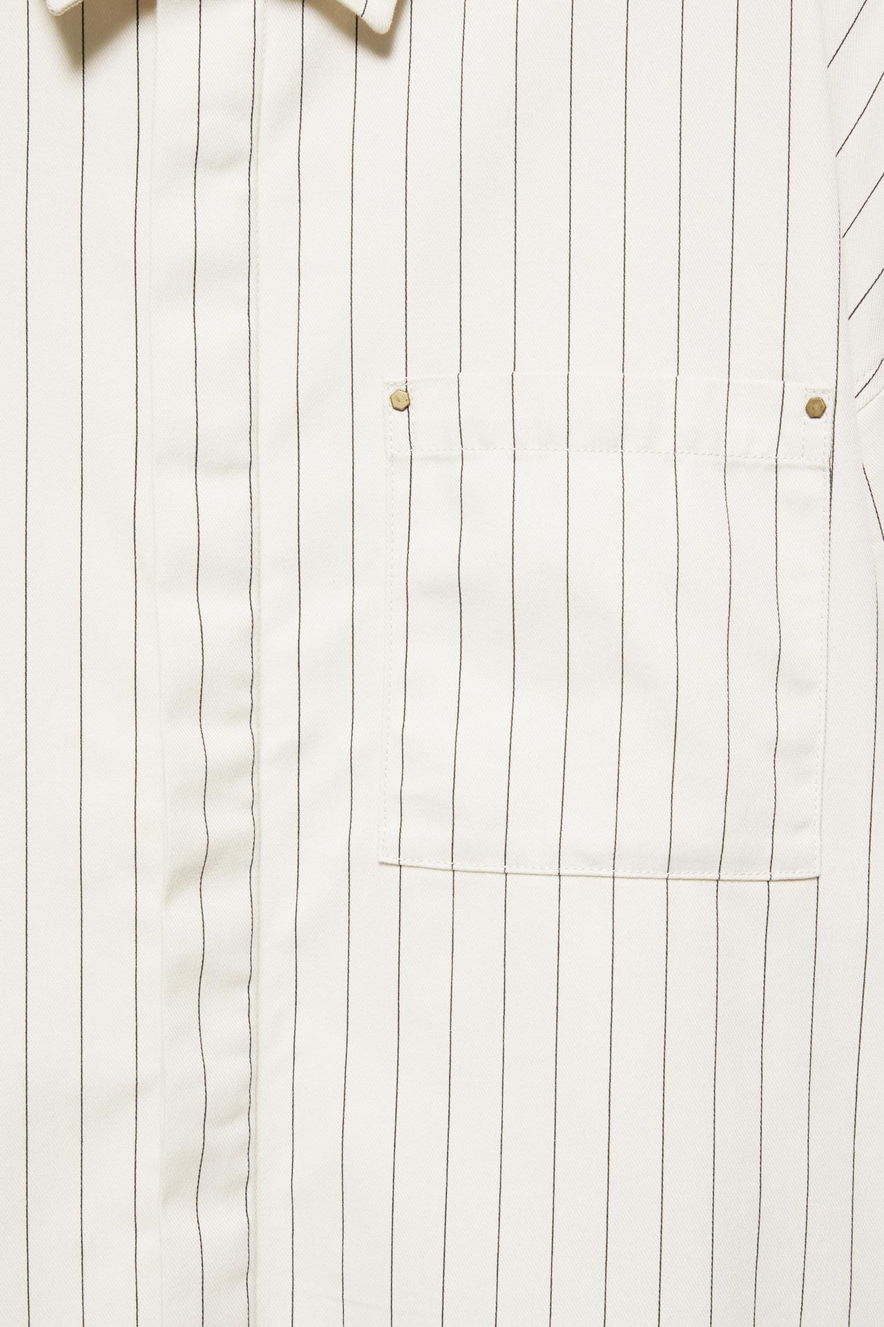 Dickies striped double sleeve shirt — Vanilla