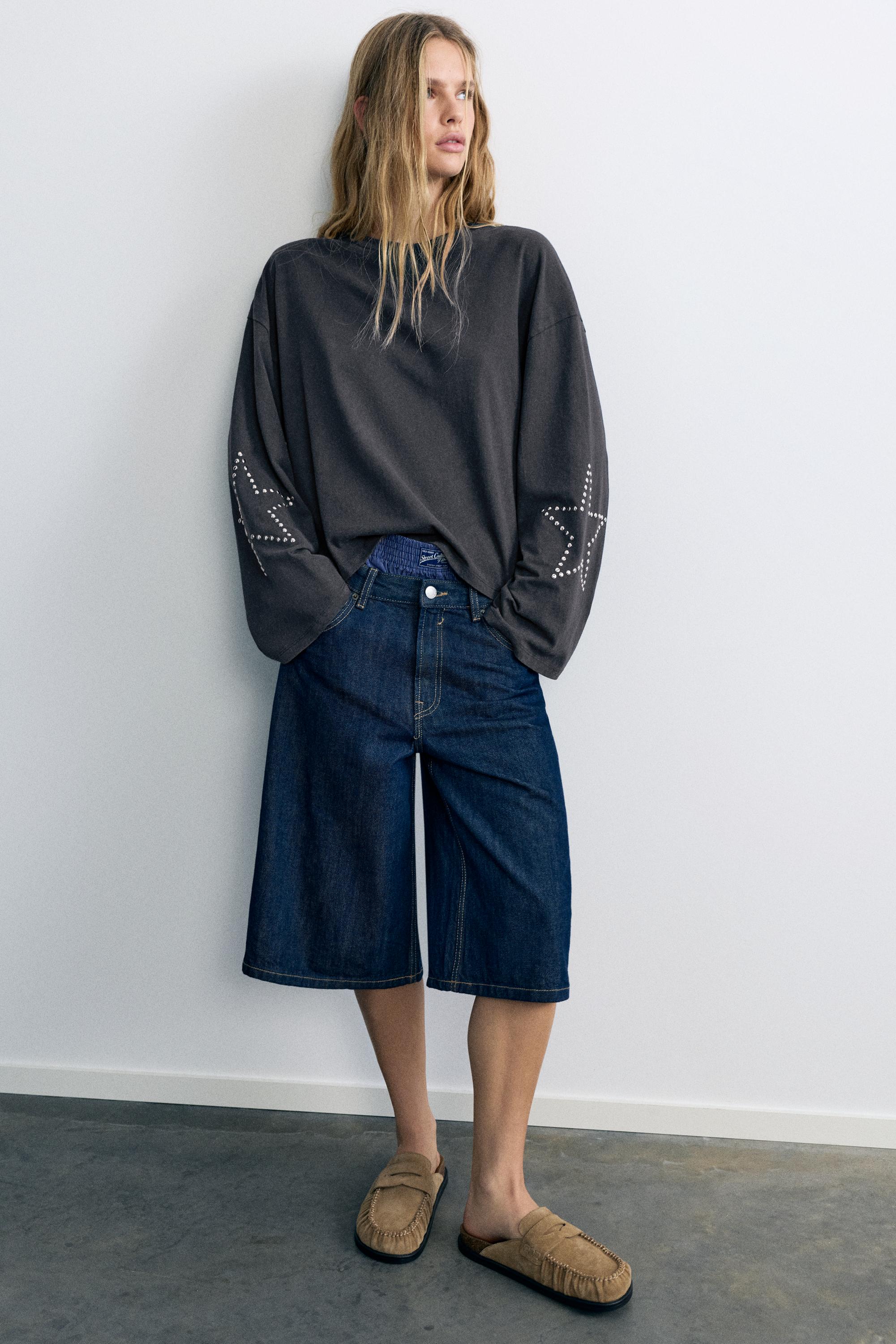 Oversize star T-shirt — Grey