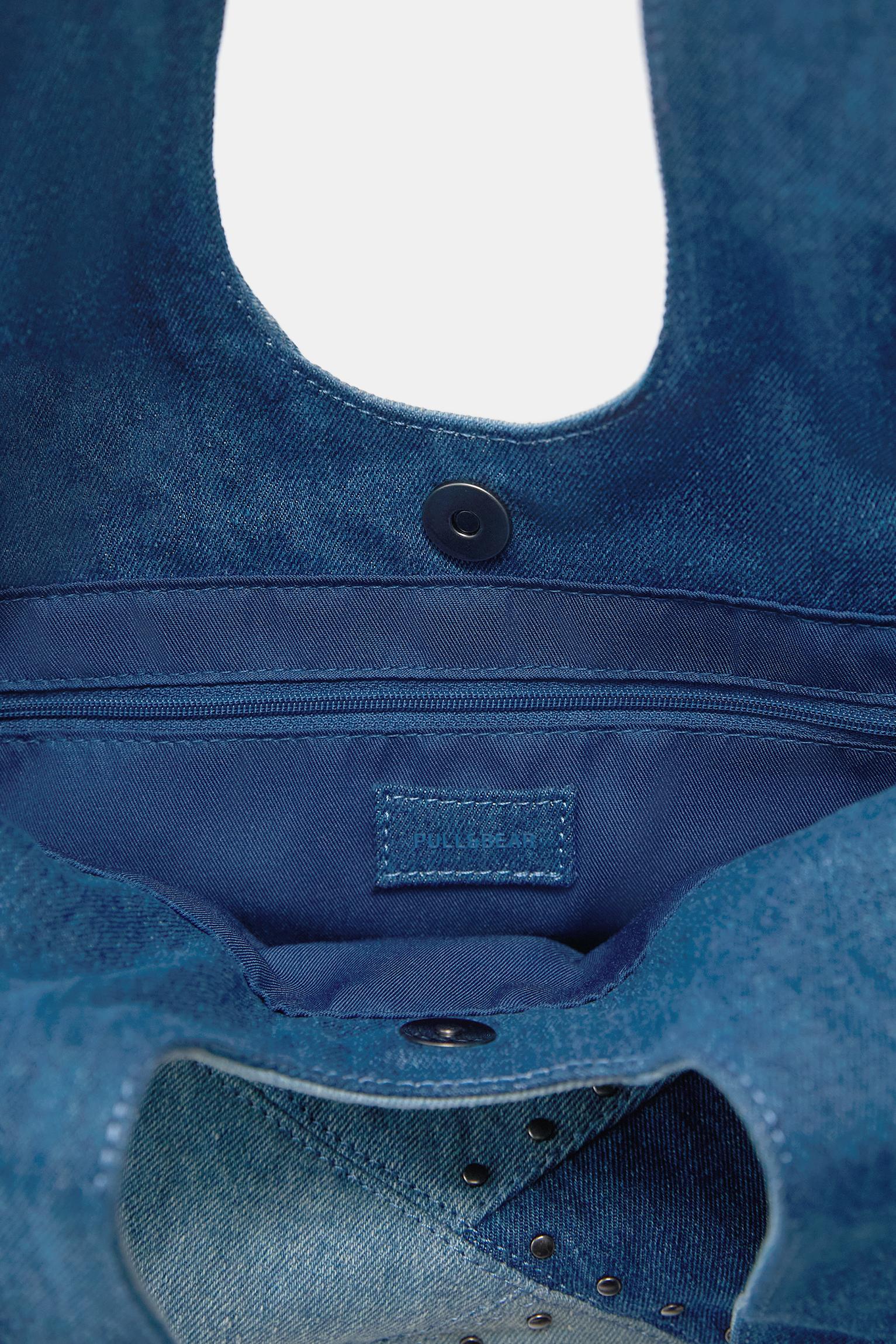 Denim patchwork shopper bag — Jeans