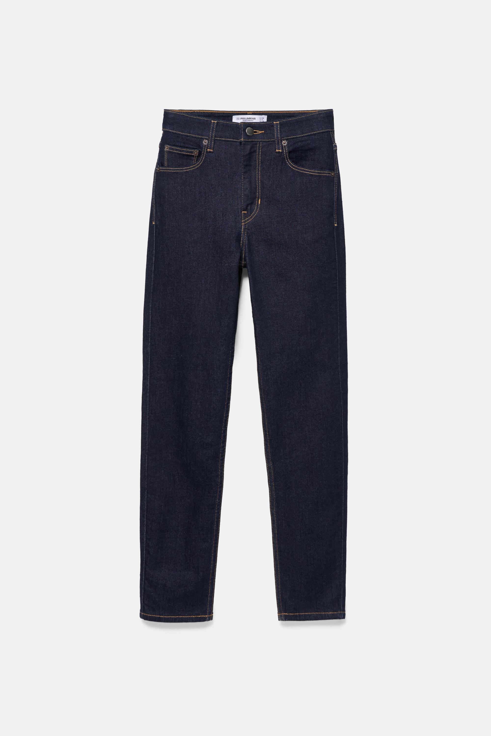 High-waist skinny jeans — Navy