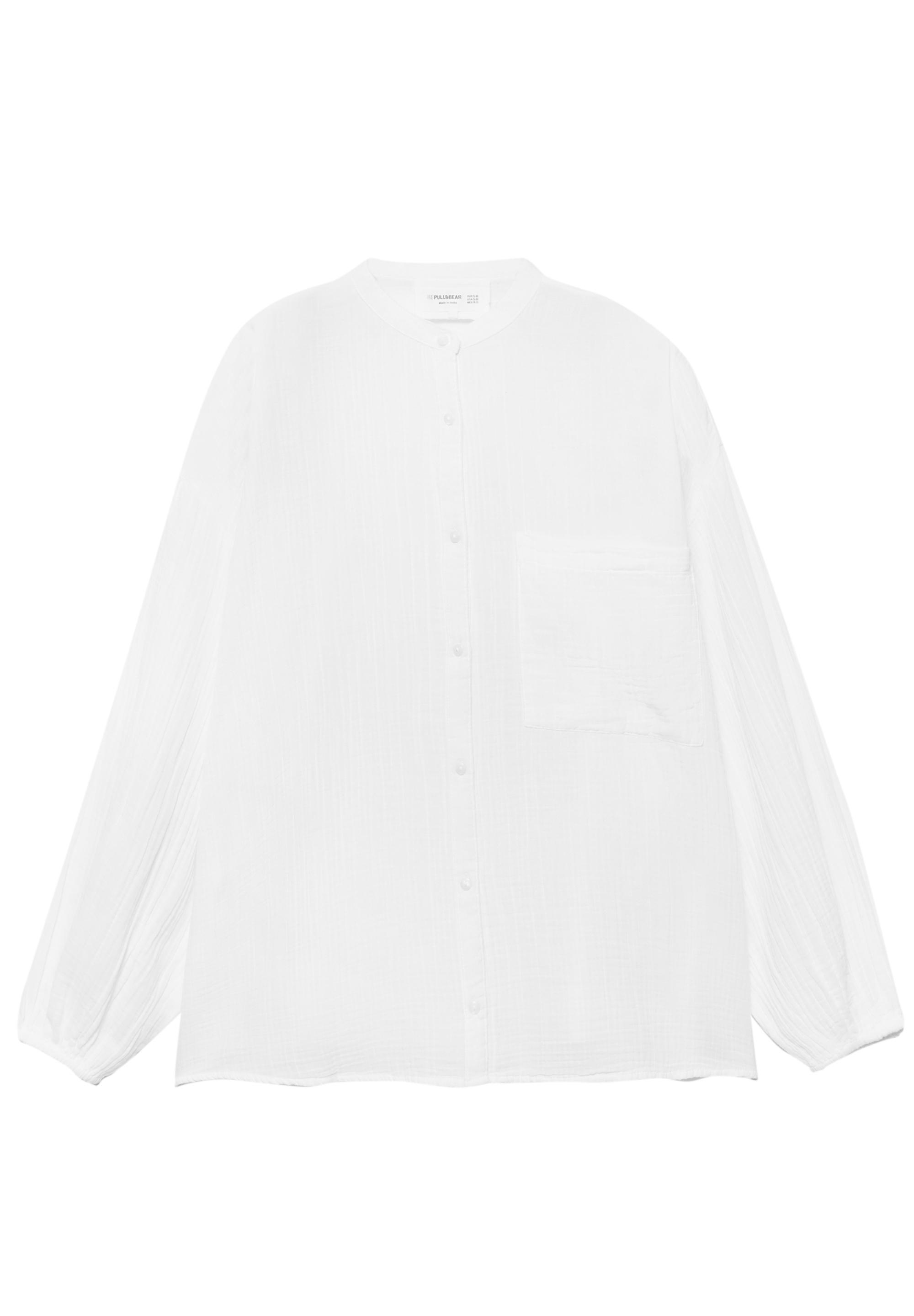 Hakim yaka Şile bezi gömlek