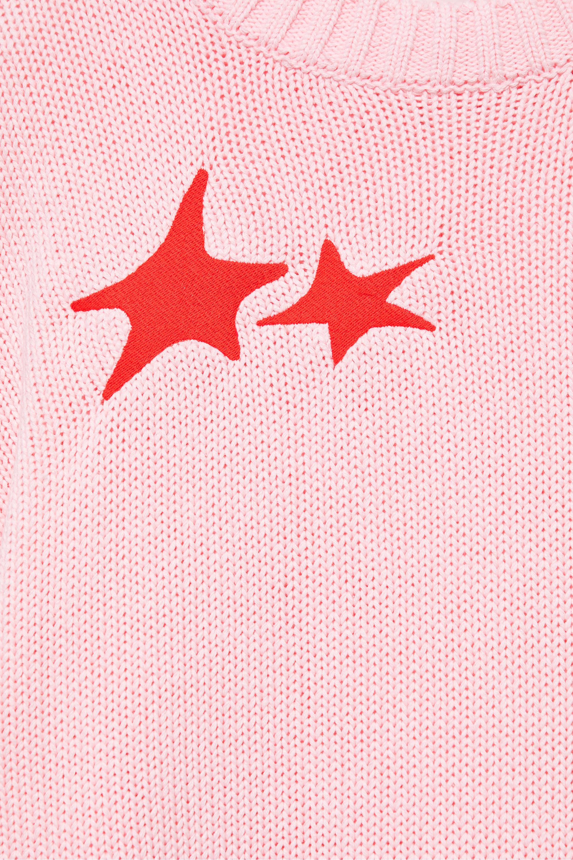 Oversize star jumper — Pink