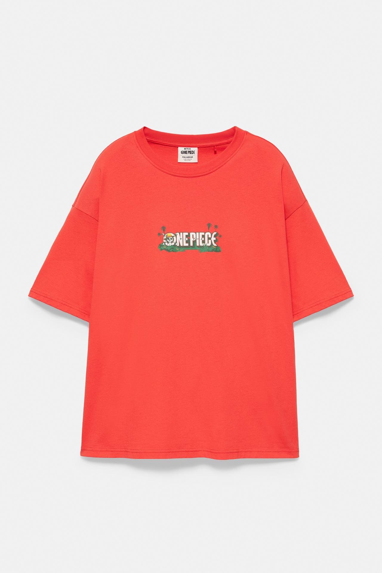 One Piece relaxed fit T-shirt — Reddish