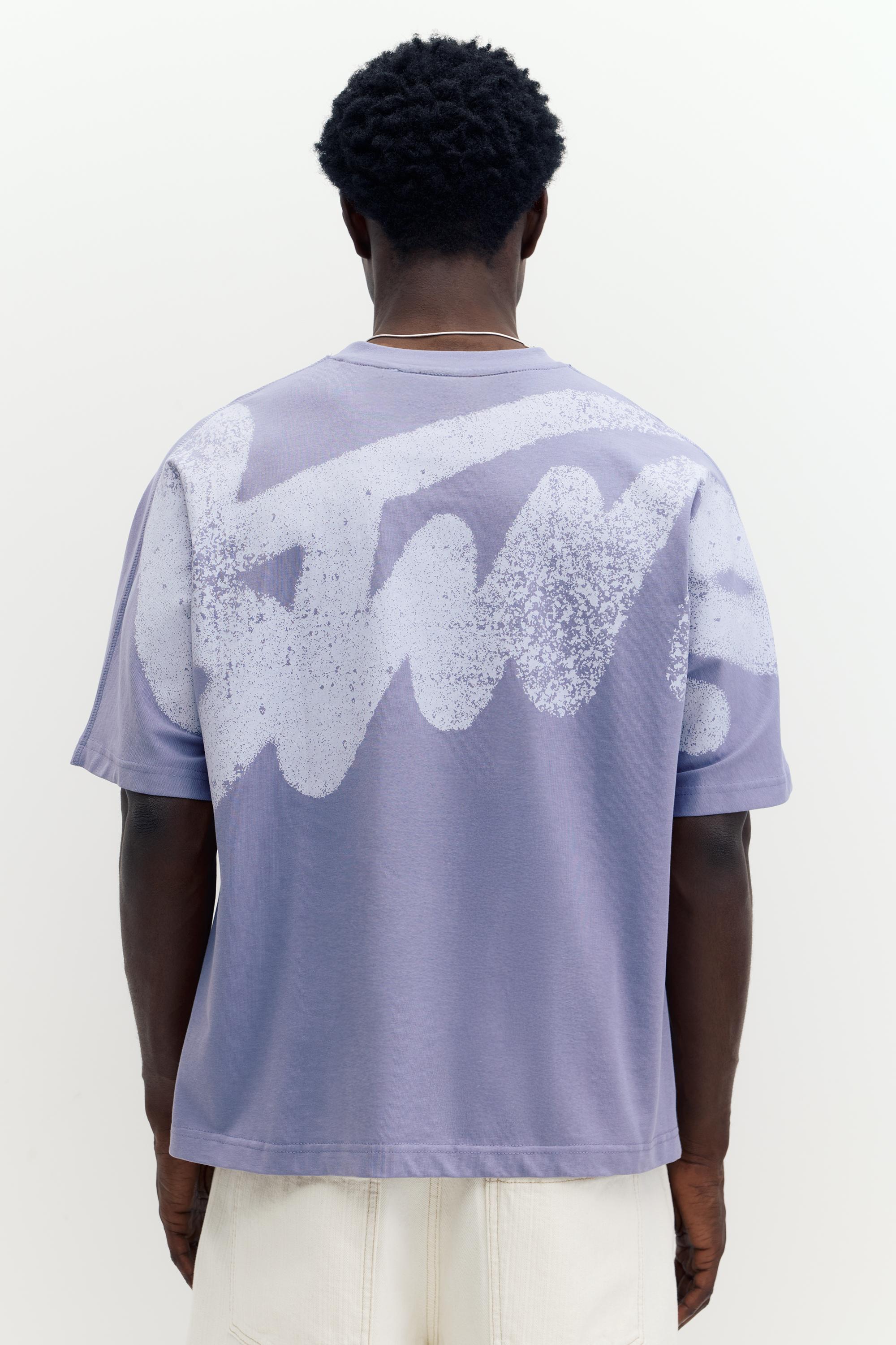 STWD graffiti logo T-shirt — Yale blue