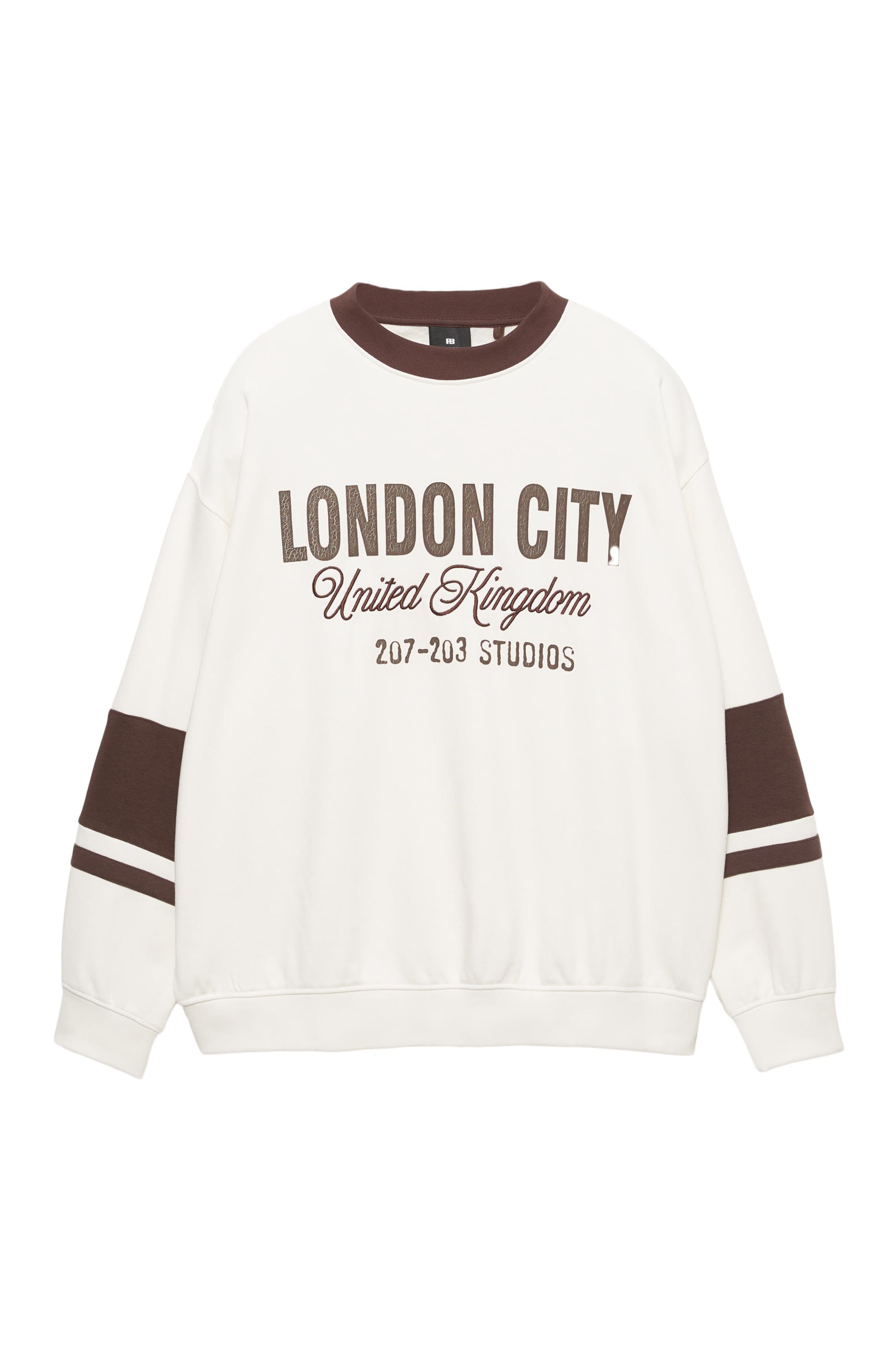 London City grafik sweatshirt - Görsel 2