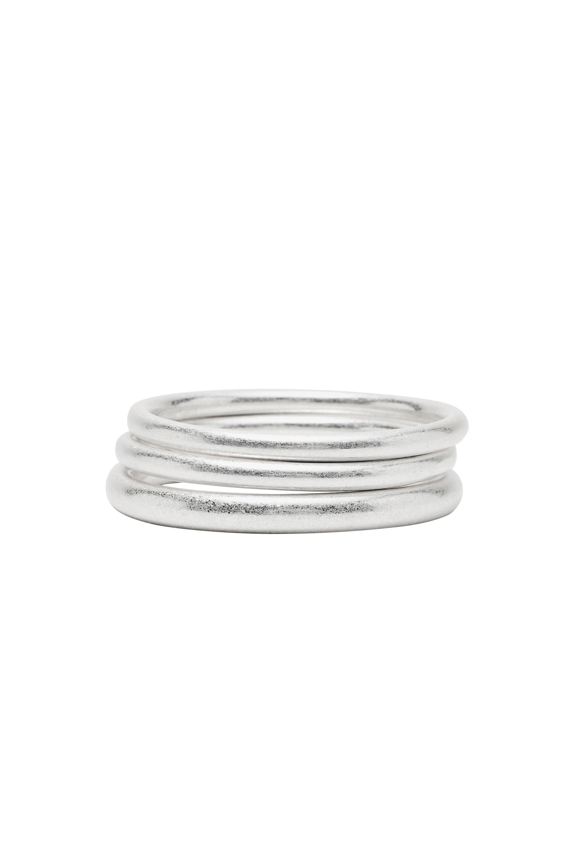Pack of 3 rigid bracelets — Silver