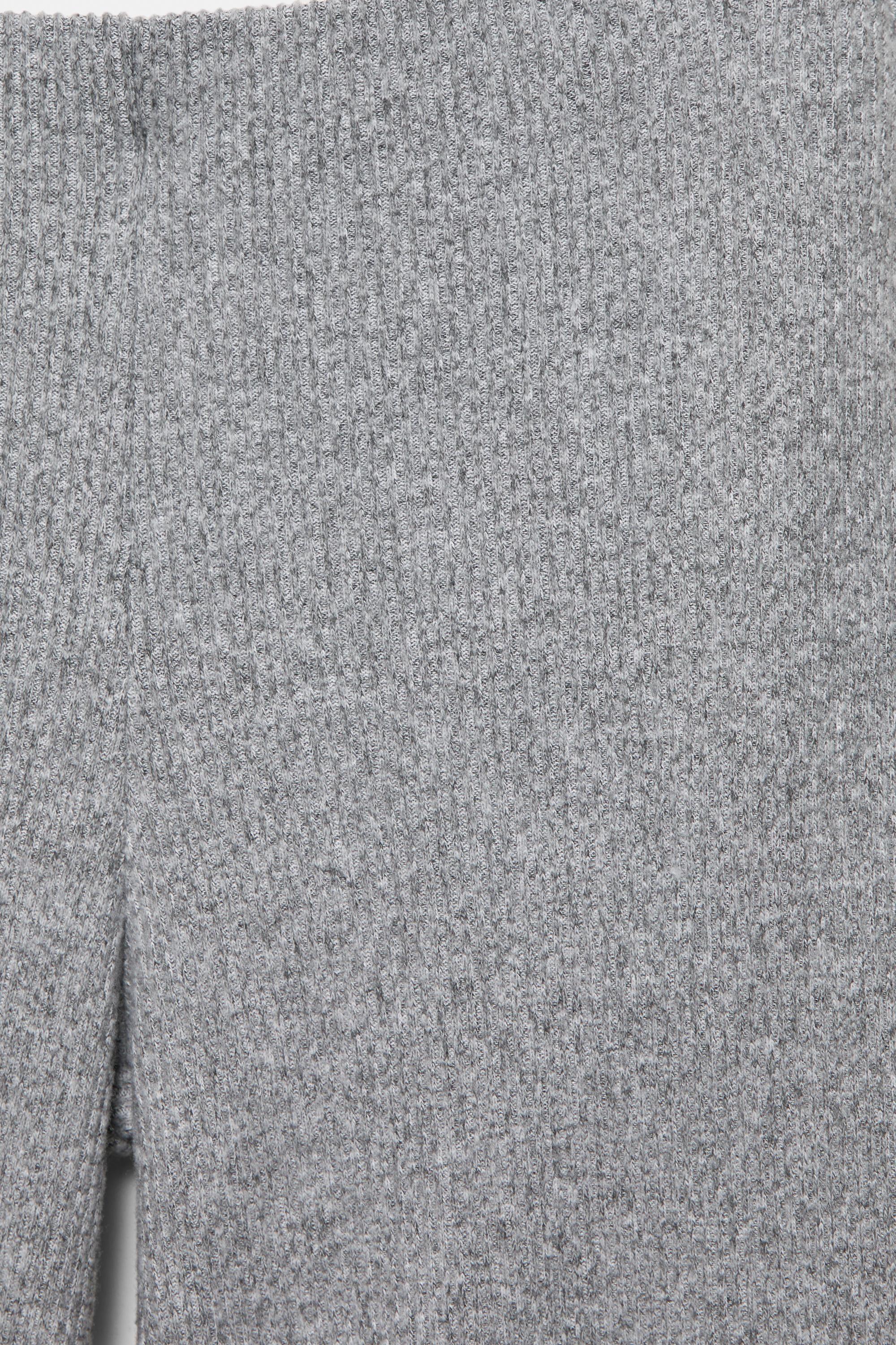Soft touch straight fit trousers — Grey