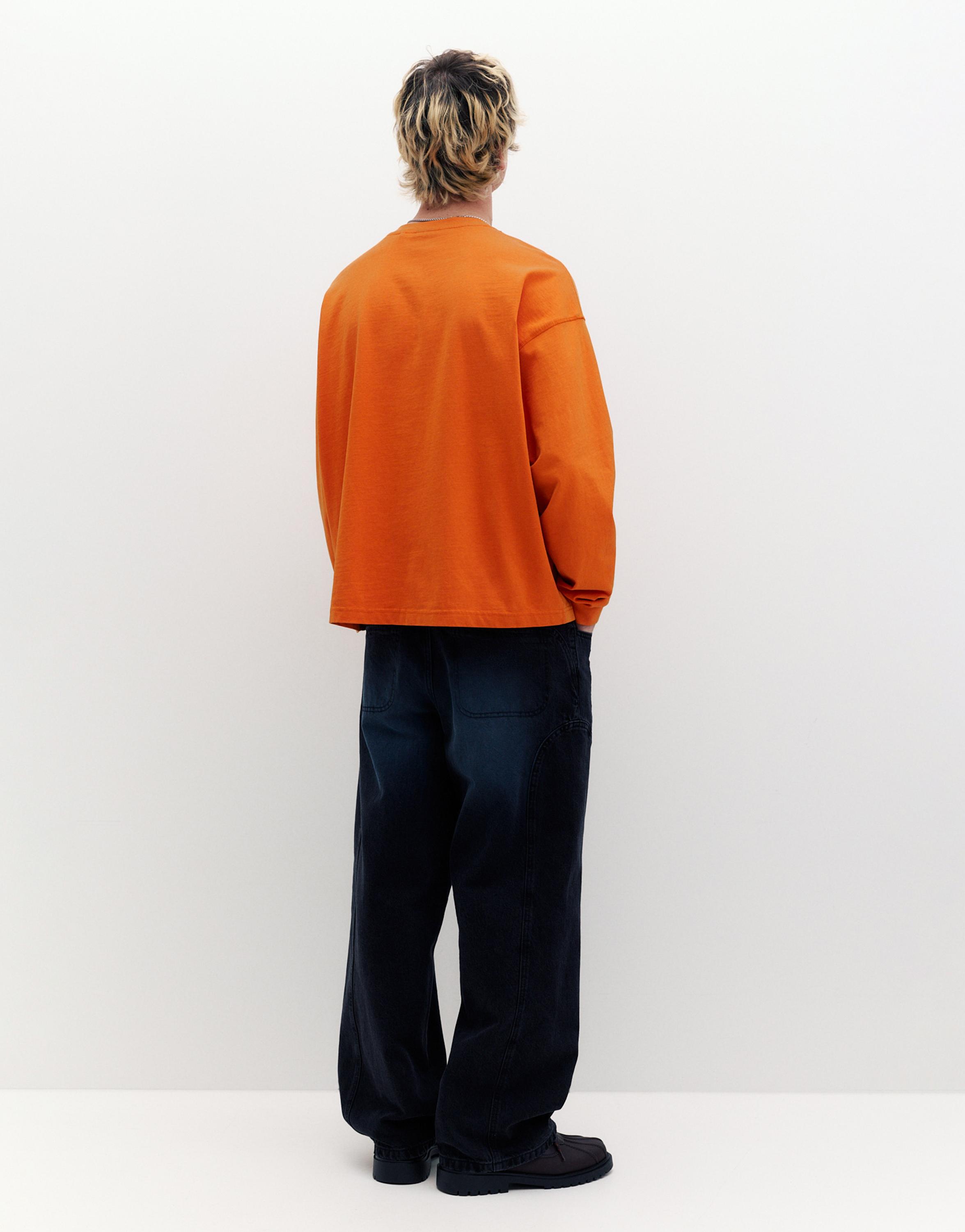 Uzun kollu STWD tişört - Görsel 10