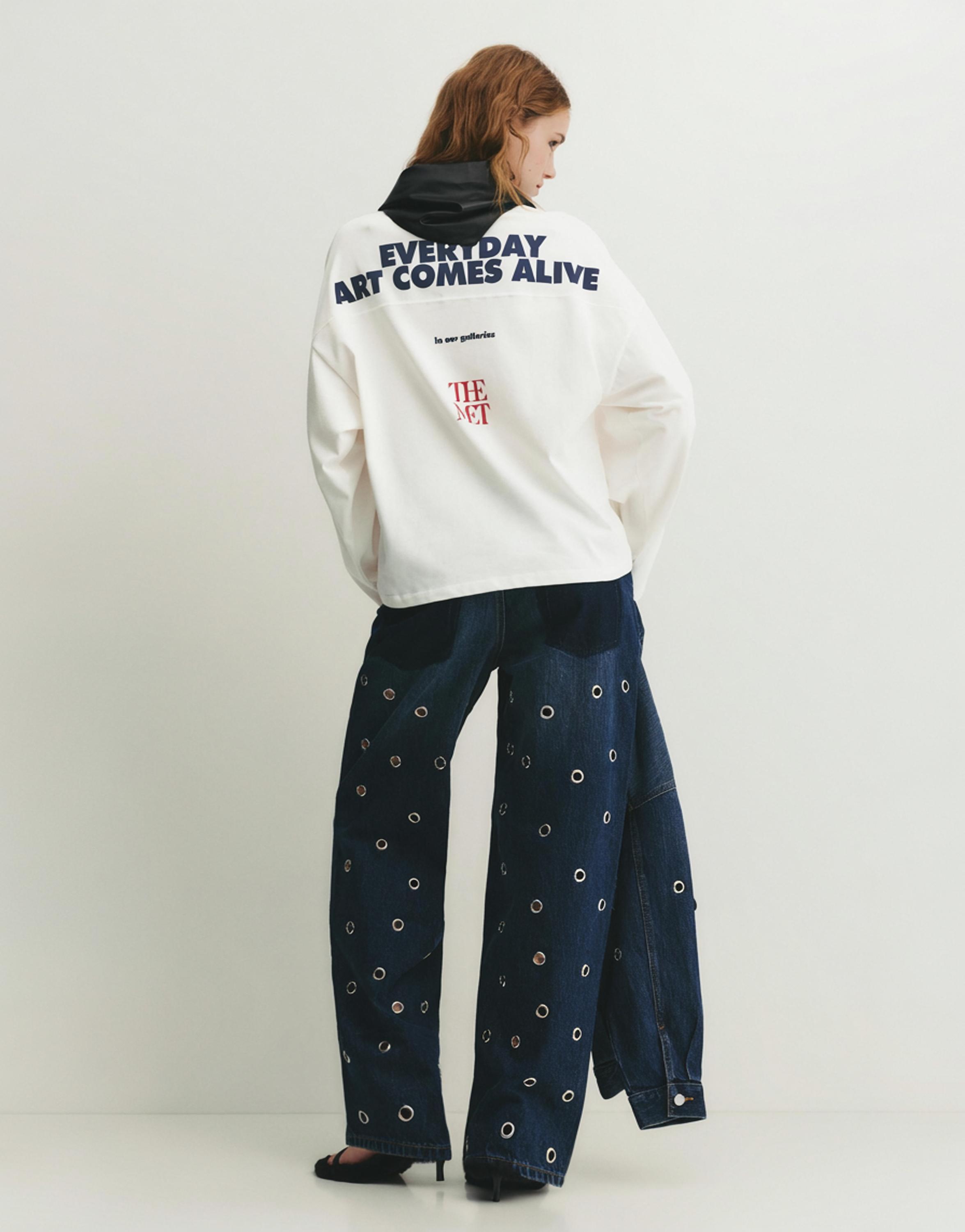 The Met beyaz t-shirt - Görsel 9