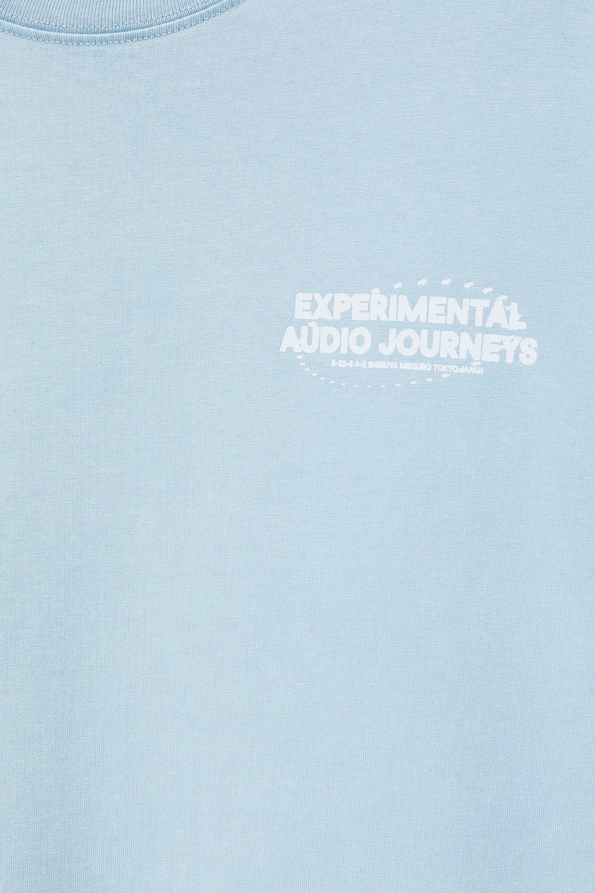 STWD boxy T-shirt — Pastel blue