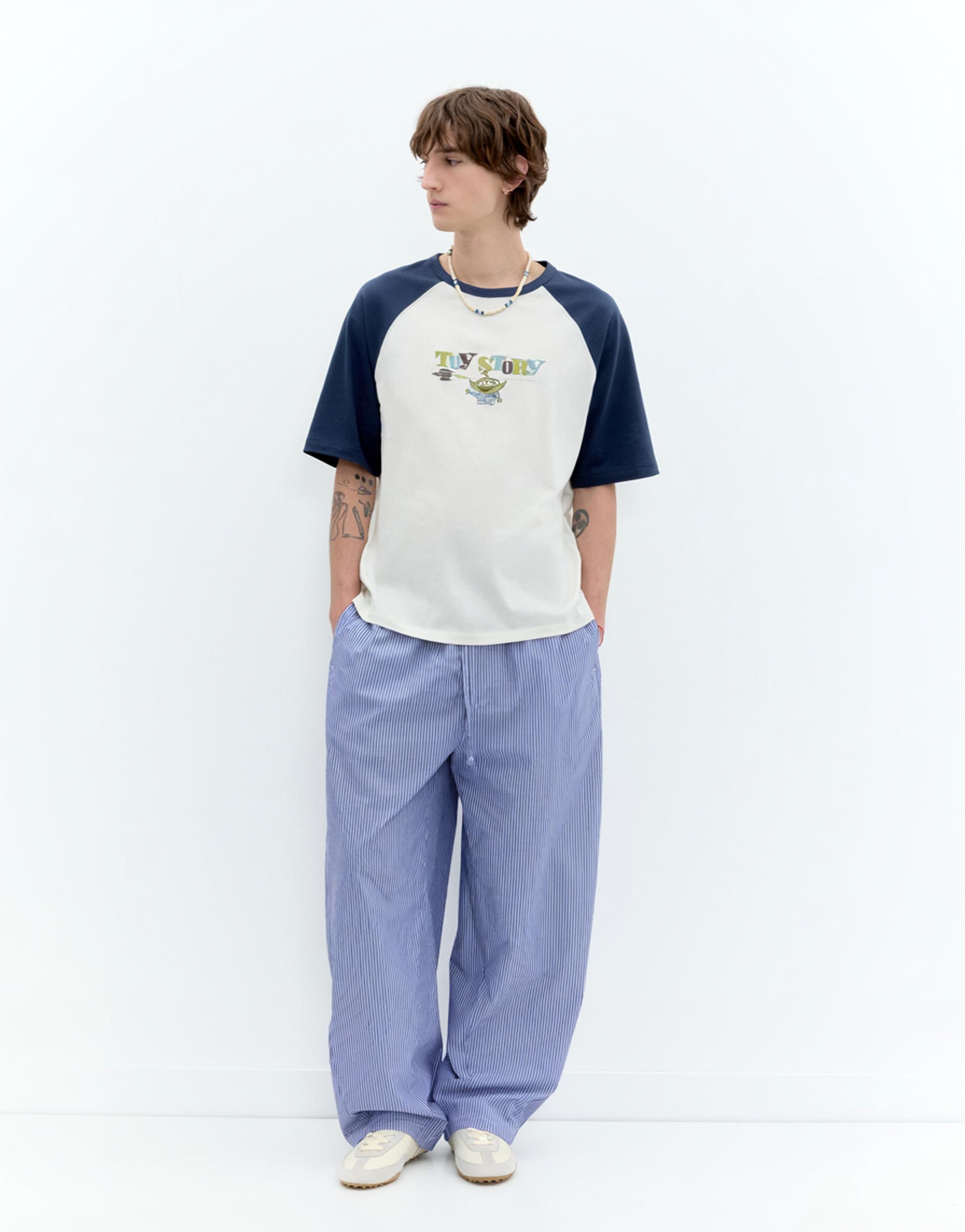 Toy Story raglan-sleeve T-shirt — Off white