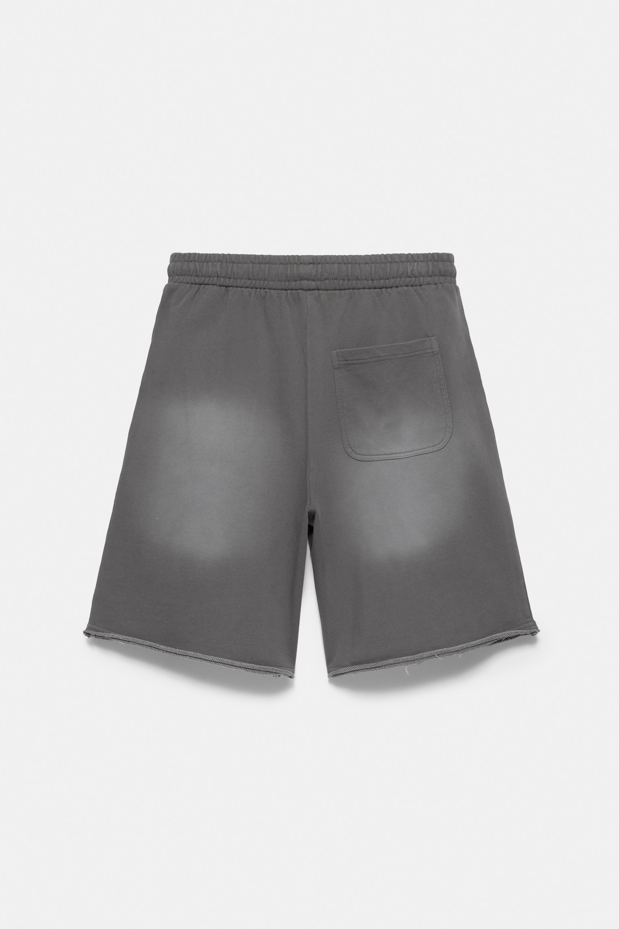 Graphic skater Bermuda sweatshorts — Grey