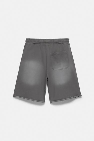 Graphic skater Bermuda sweatshorts — Grey 7
