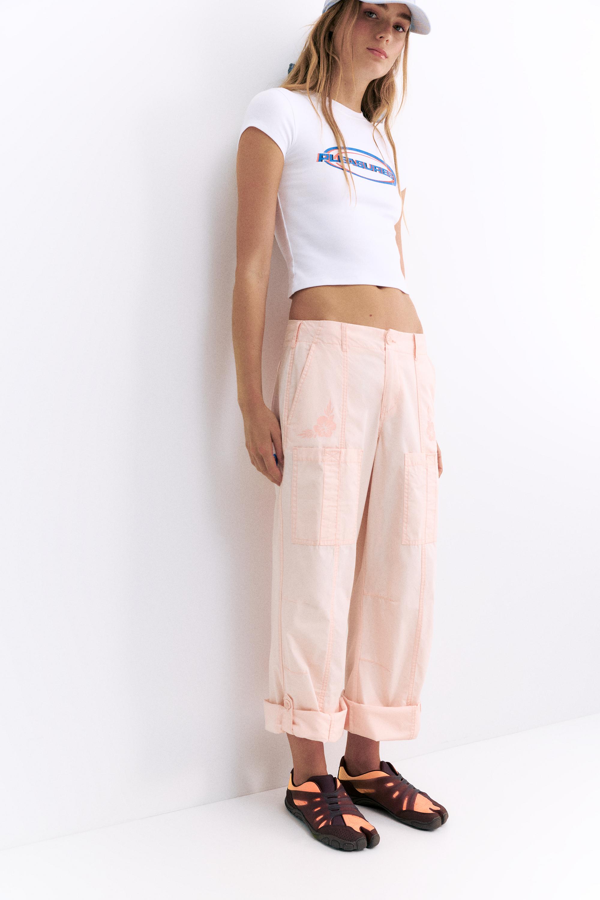 Pleasures x STWD Cargo Trousers — Pink