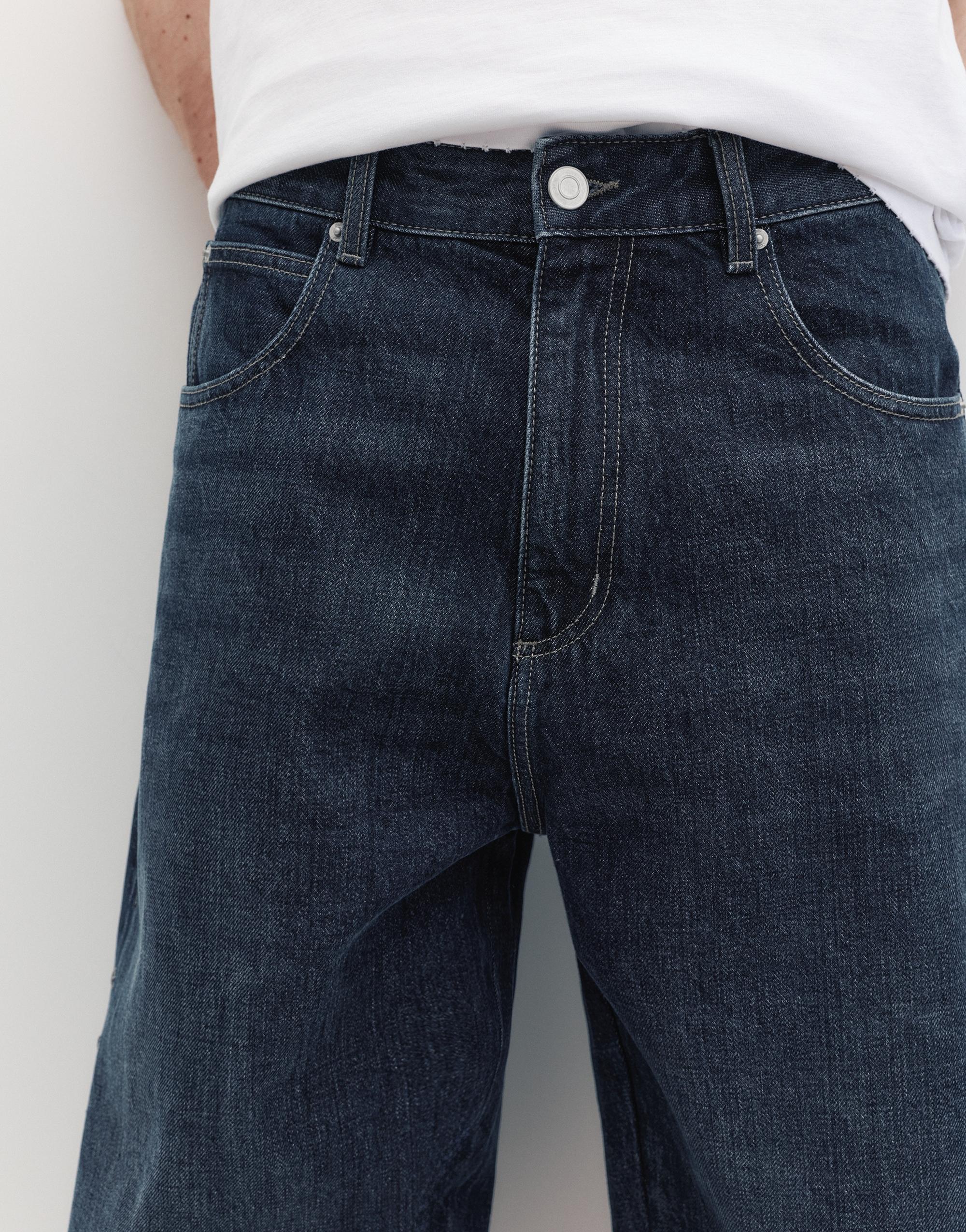 Yıldız detaylı baggy relaxed jean - Görsel 24