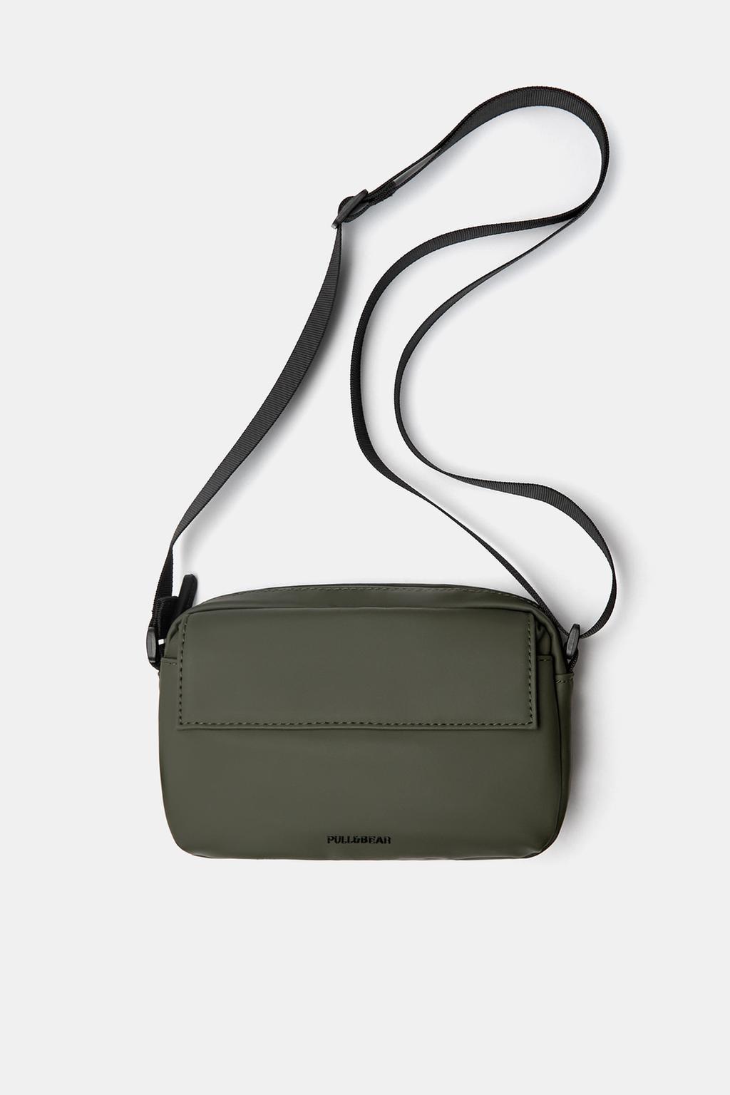 Bolsa bandolera engomada PULL&BEAR