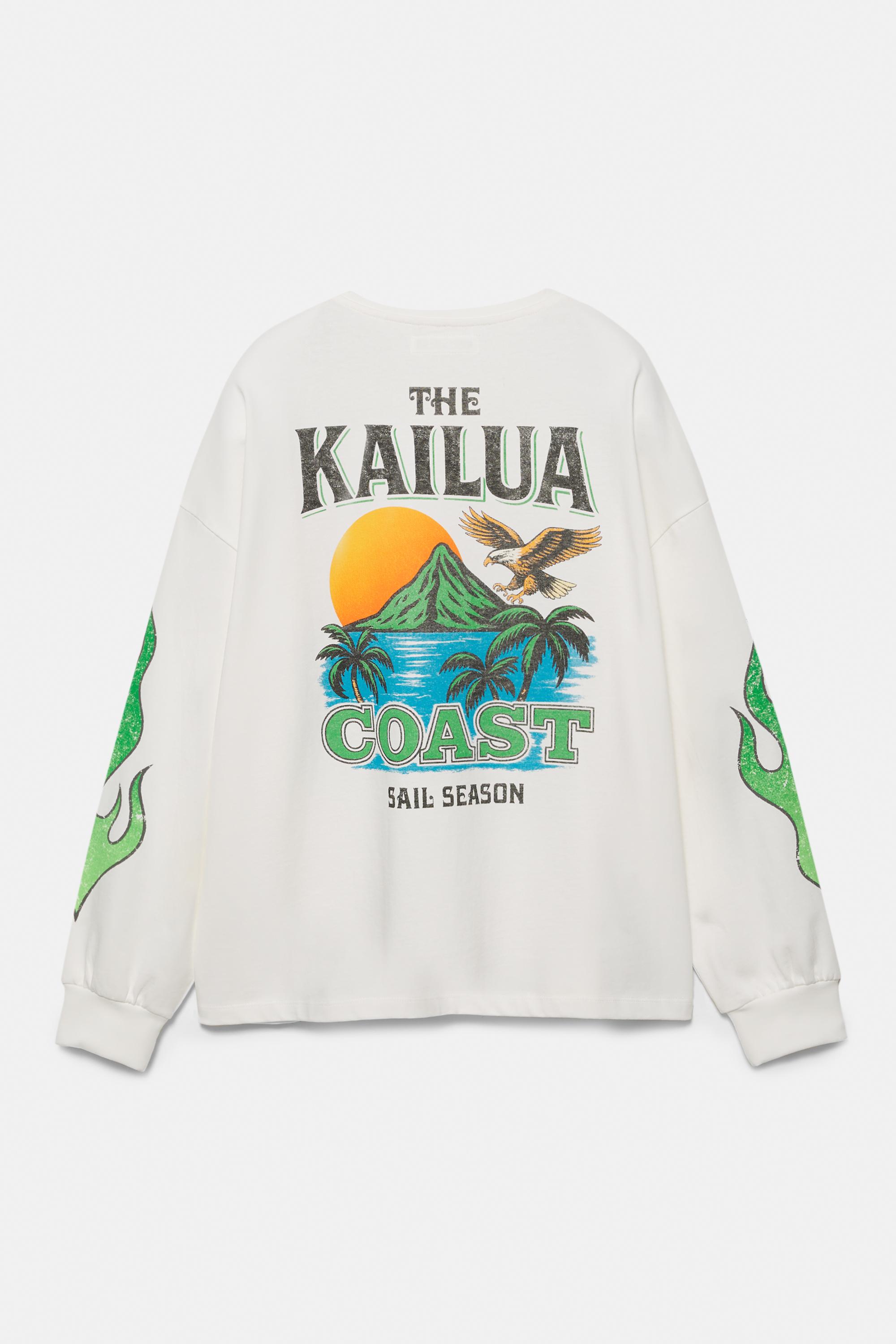 Kailua grafik tişört - Görsel 3