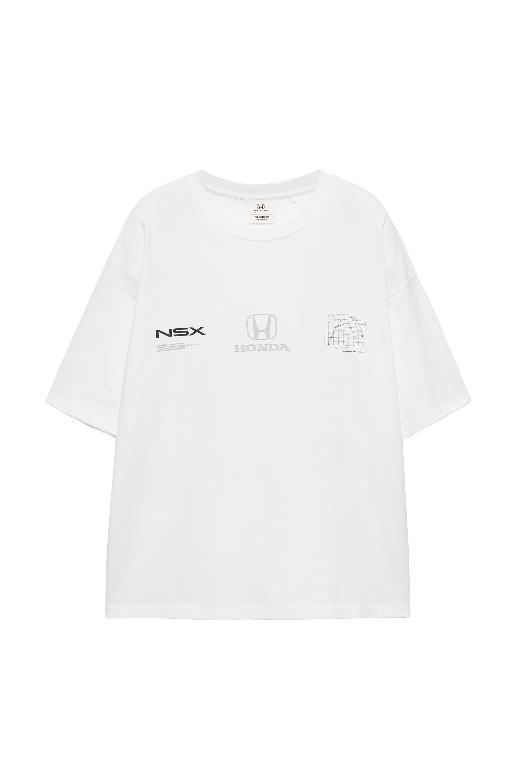 Pull&Bear Honda NSX tişört görsel 3