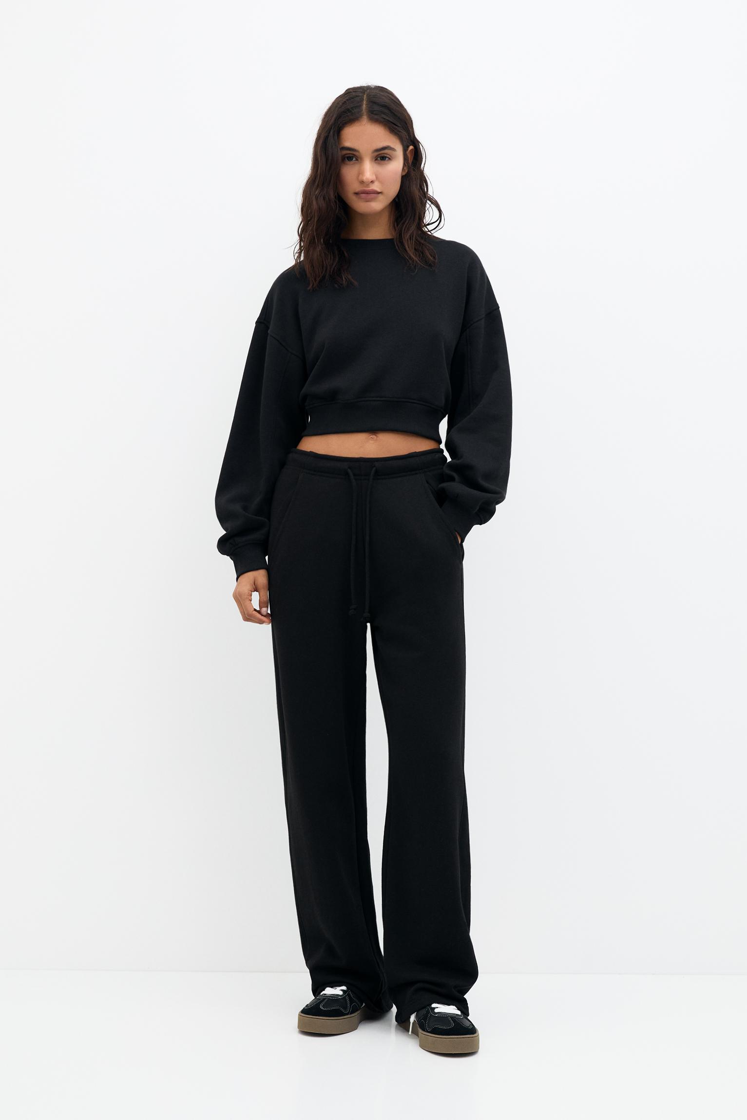 Pantalon chandal wide leg PULL BEAR