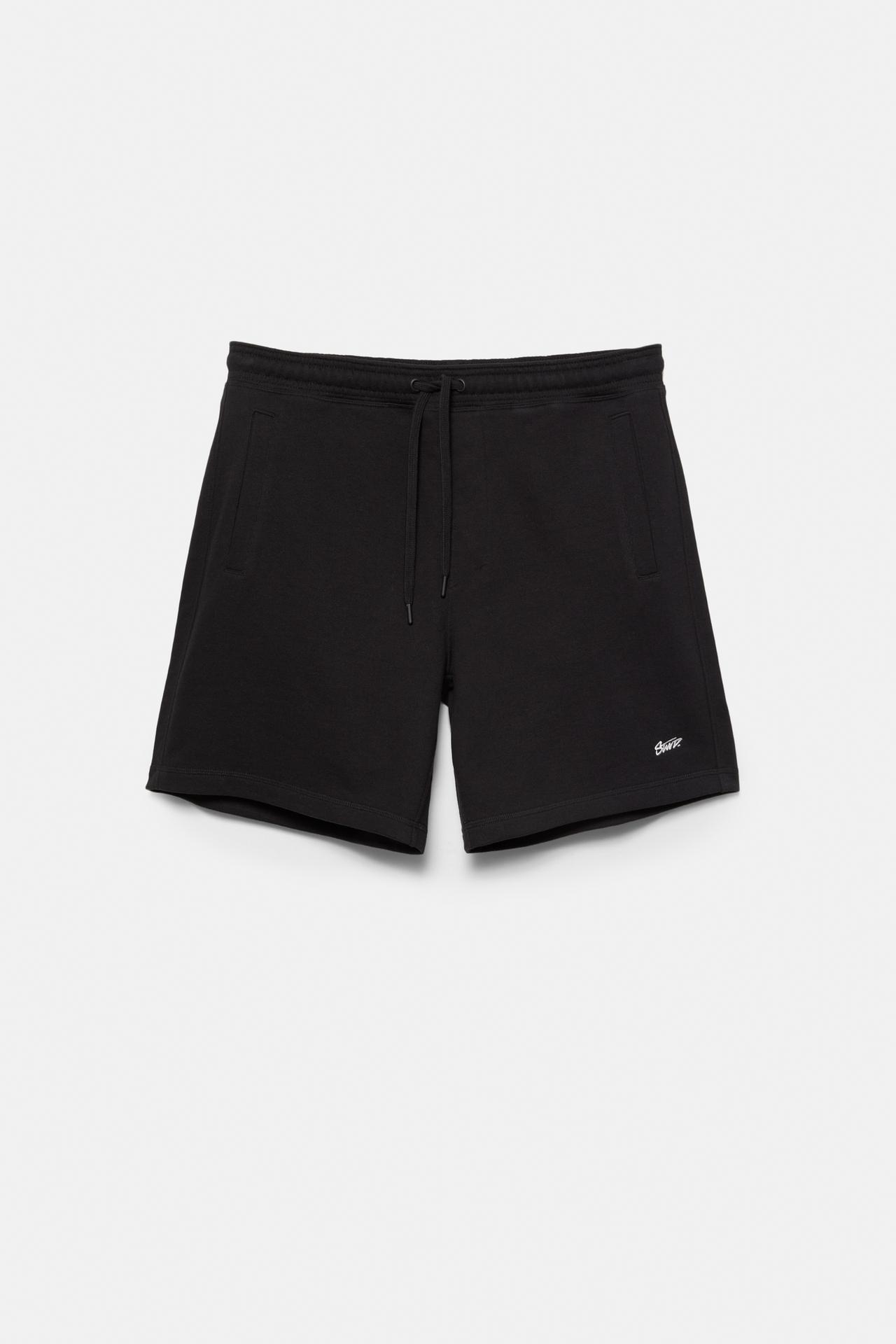 STWD jogger Bermuda shorts — Black