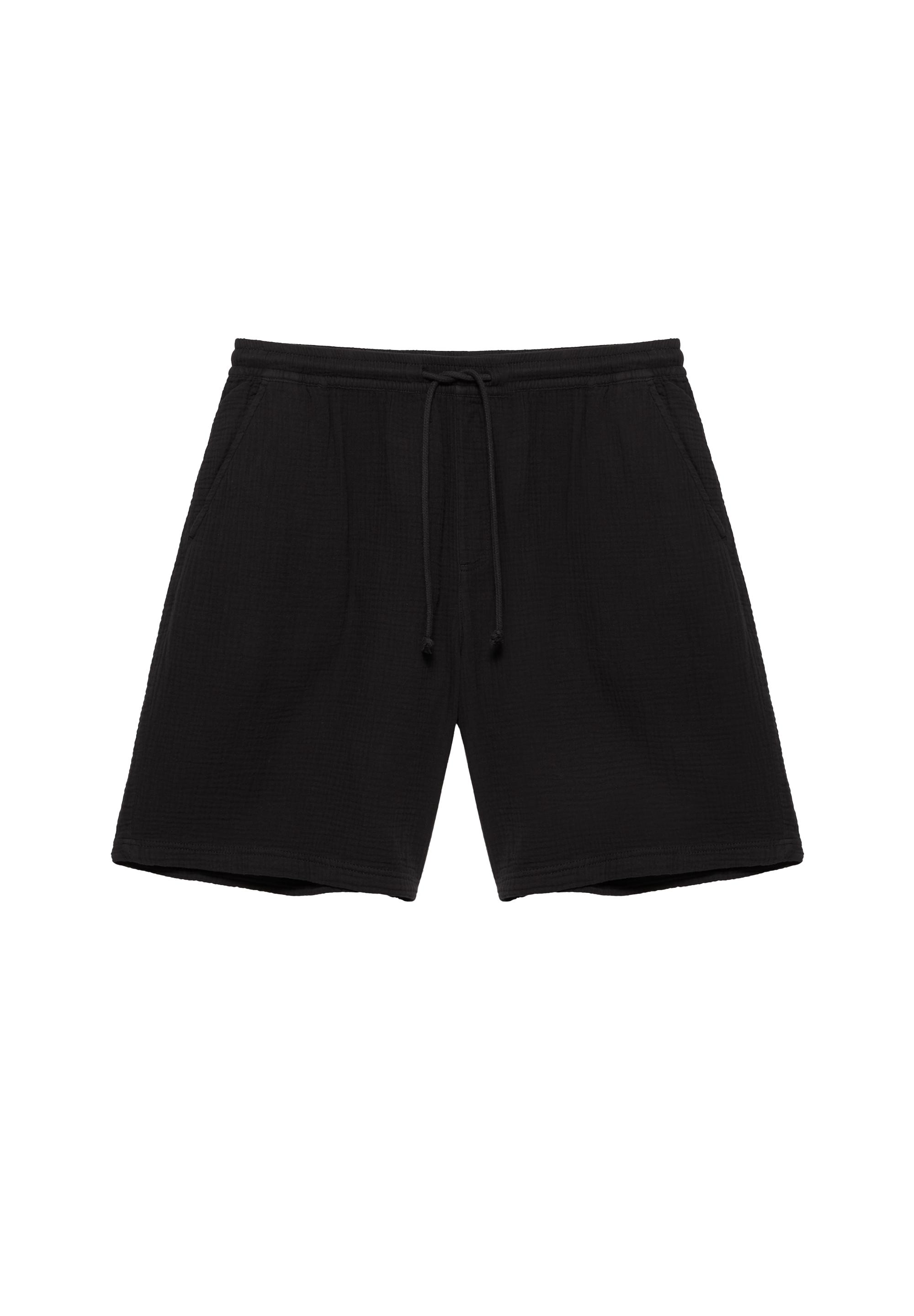 Bermuda sweat shorts — Black