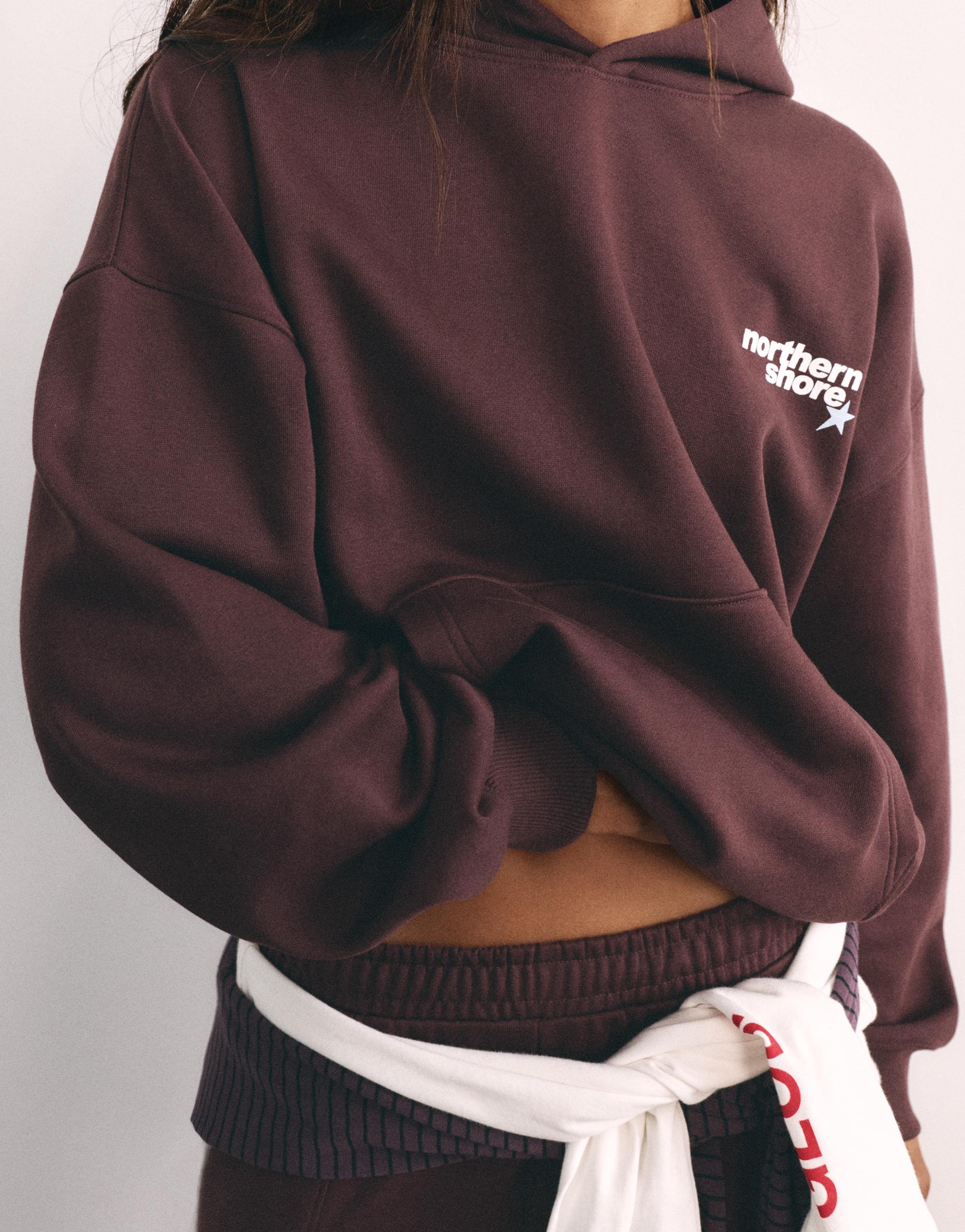 Graphic hoodie — Maroon