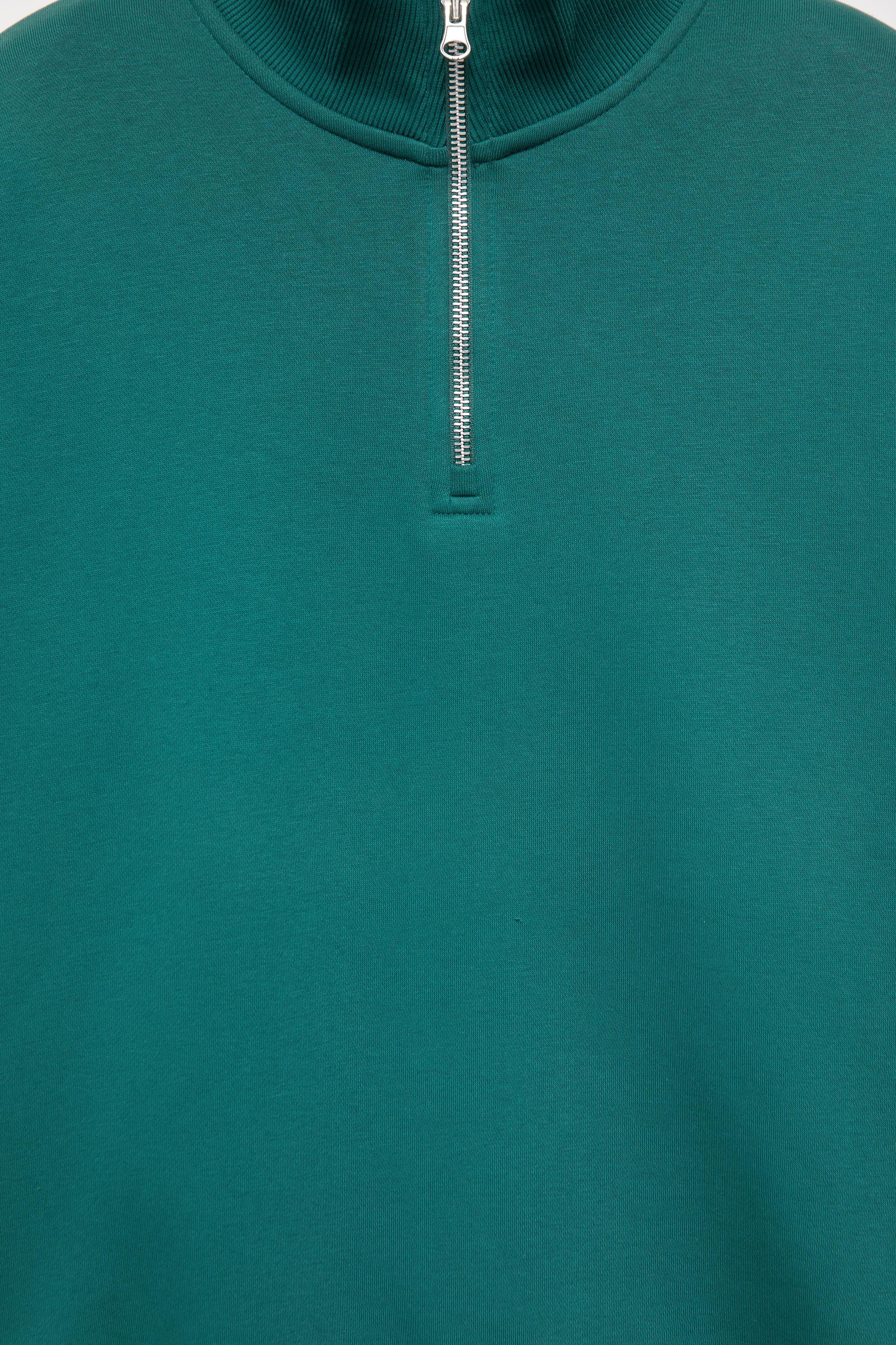 Quarter-zip sweatshirt — Bottle