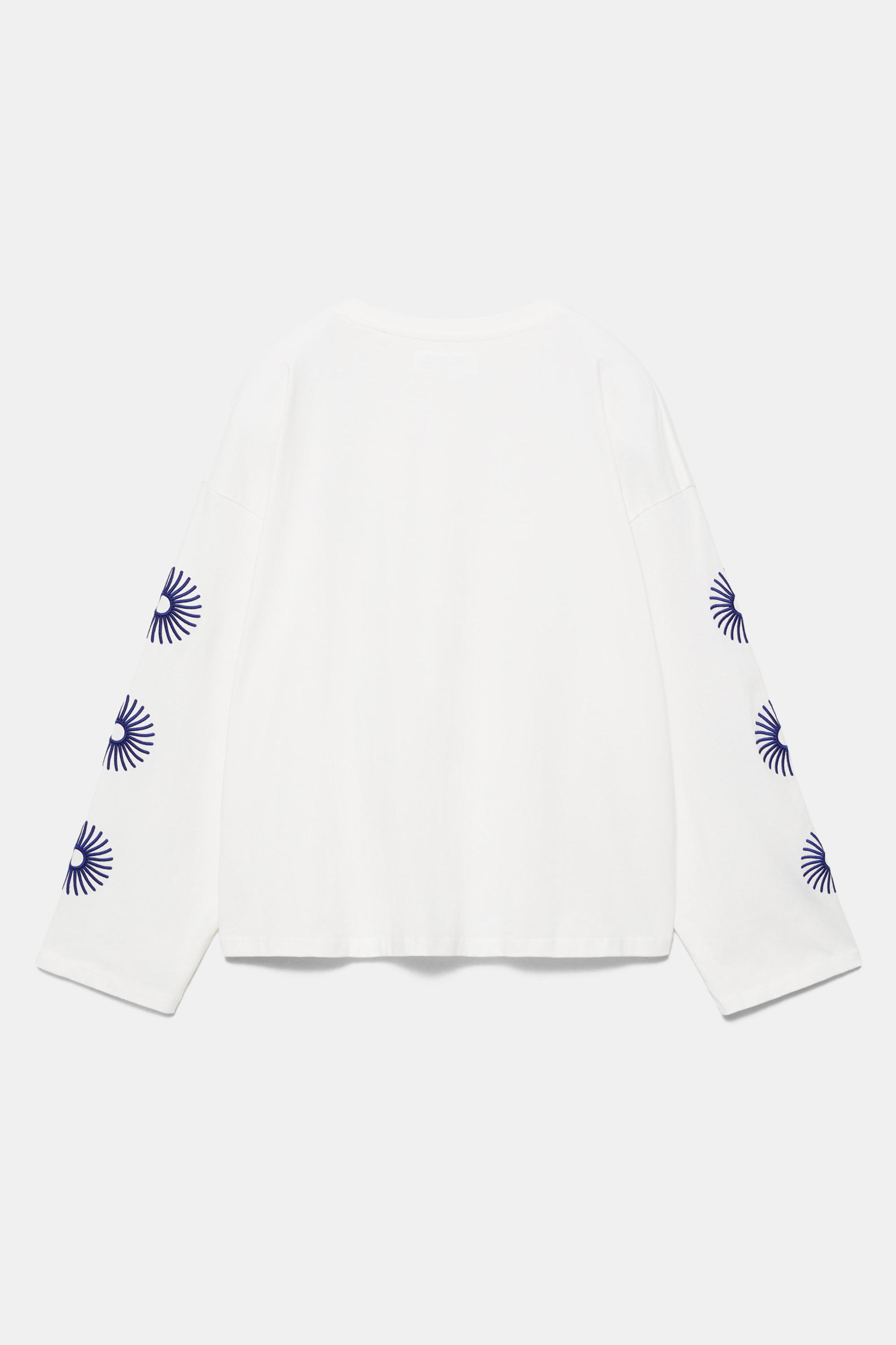 Güneş grafik detaylı t-shirt - Görsel 4