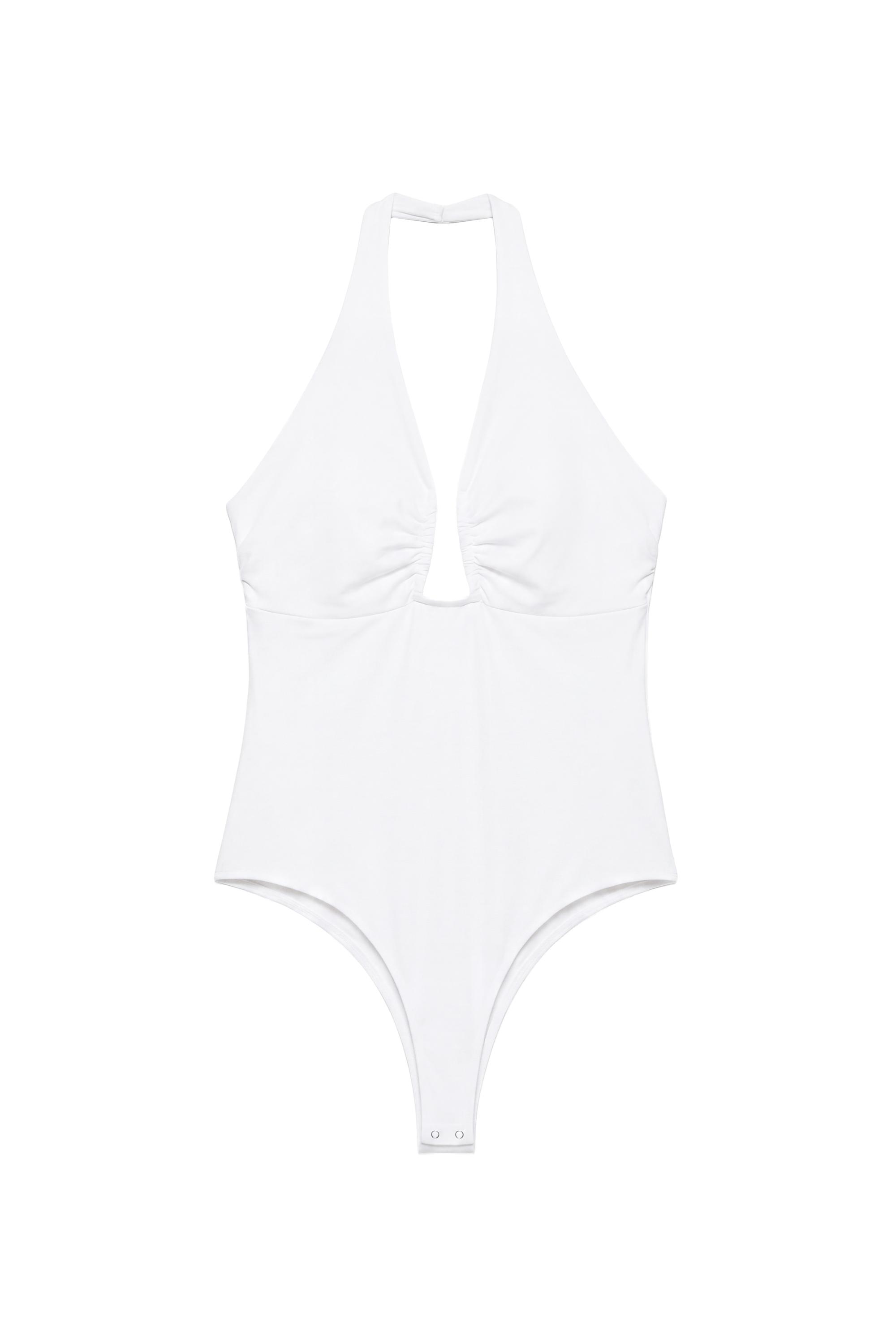 Pull&Bear Büzgülü halter yaka body
