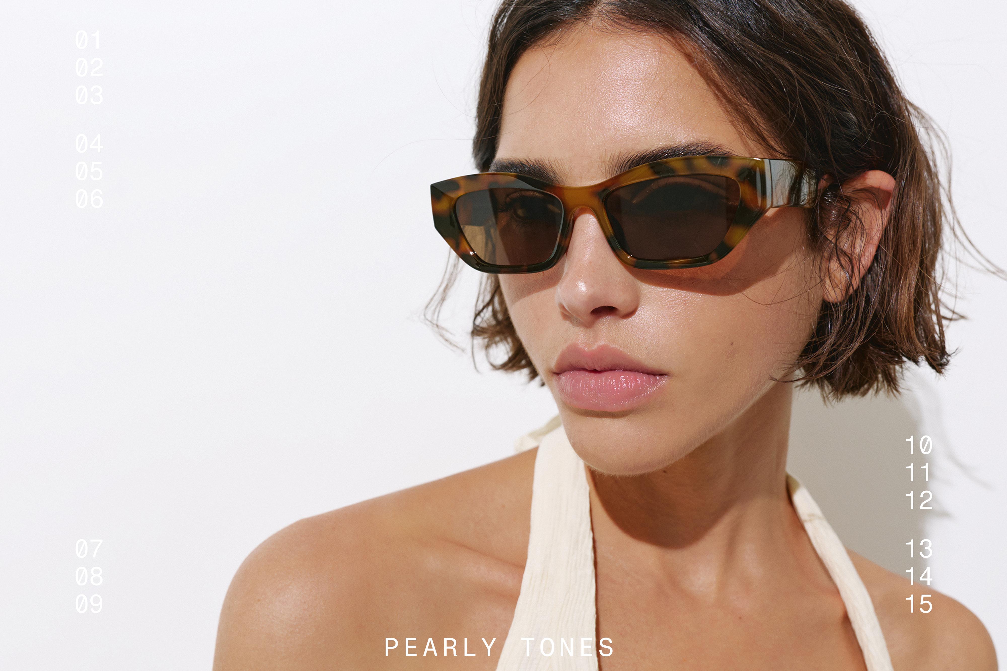 Cat eye sunglasses — Brown
