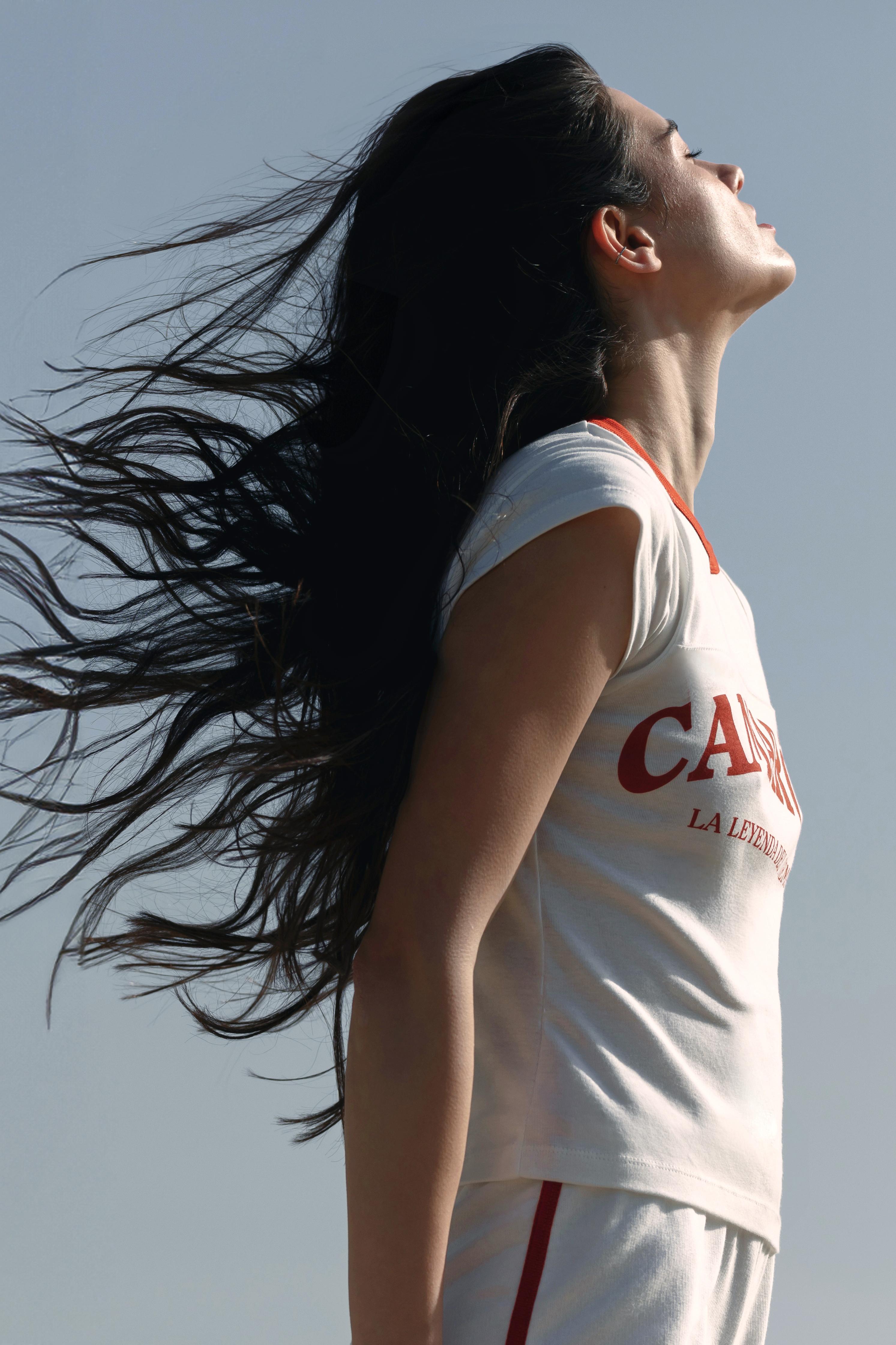 Camarón ribbed T-shirt — Ecru