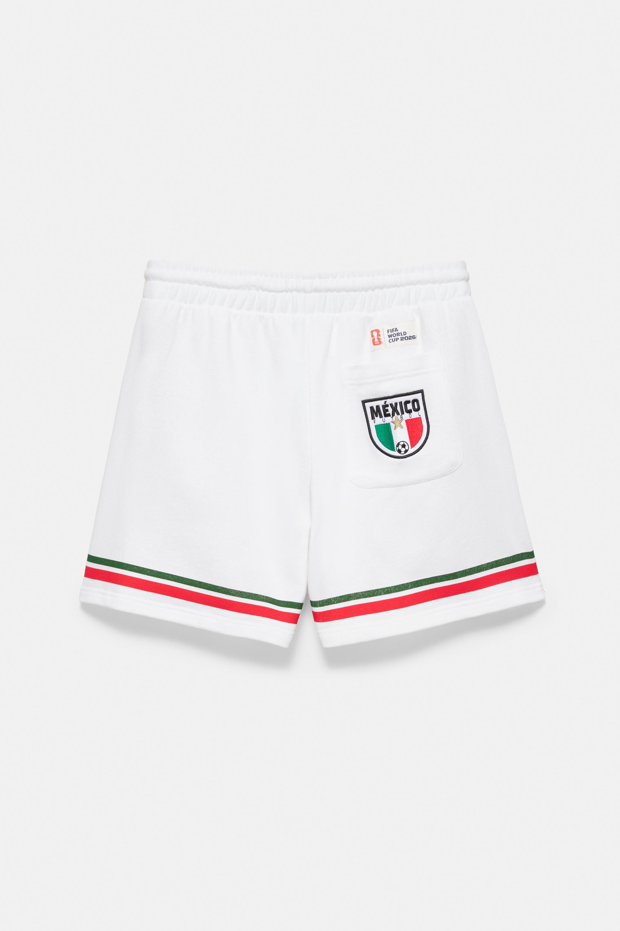 Mexico FIFA World Cup Bermuda shorts — Off white