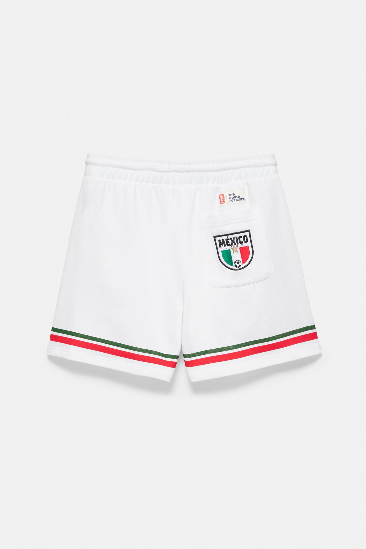 Mexico FIFA World Cup Bermuda shorts — Off white