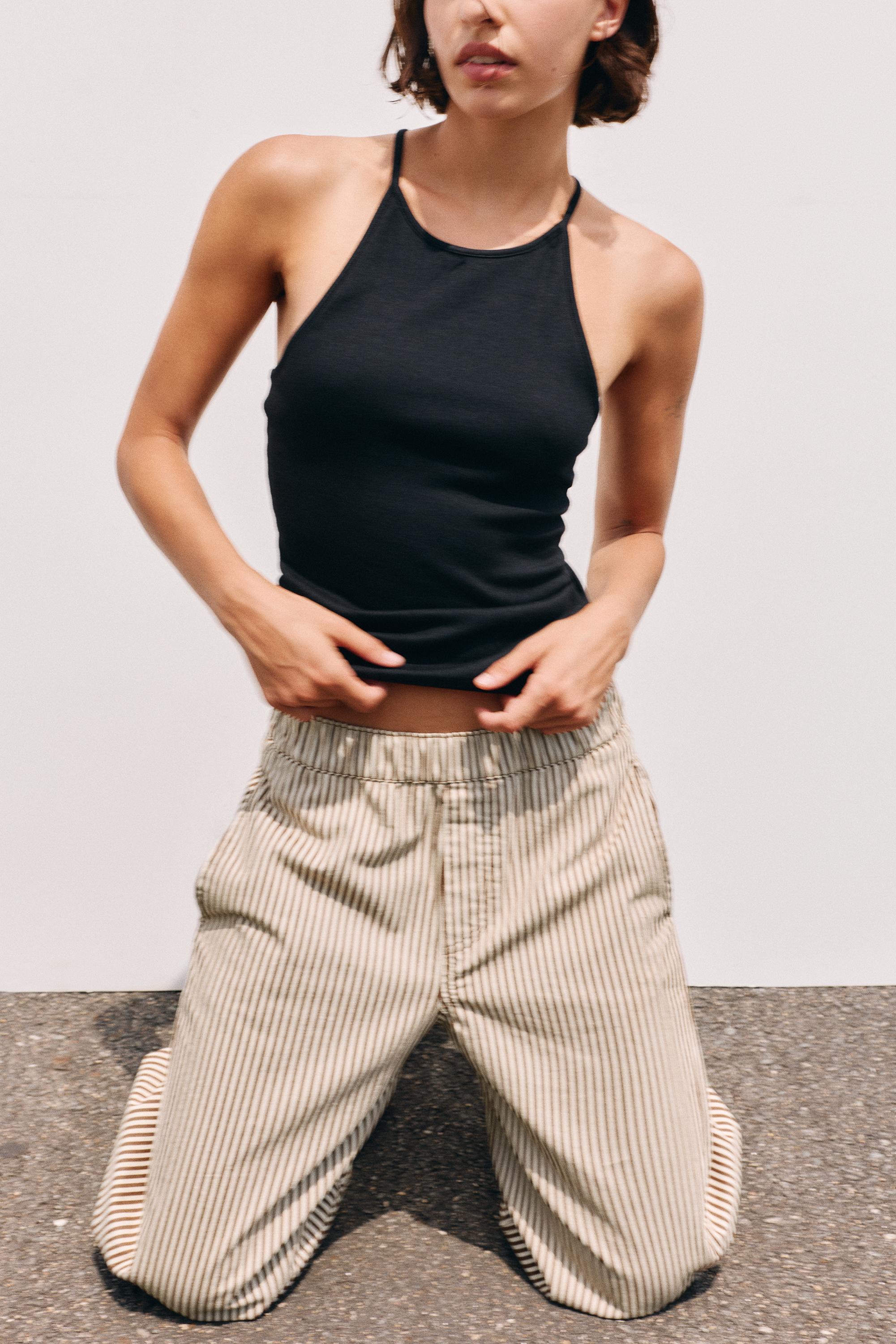 Barrel trousers — Beach sand