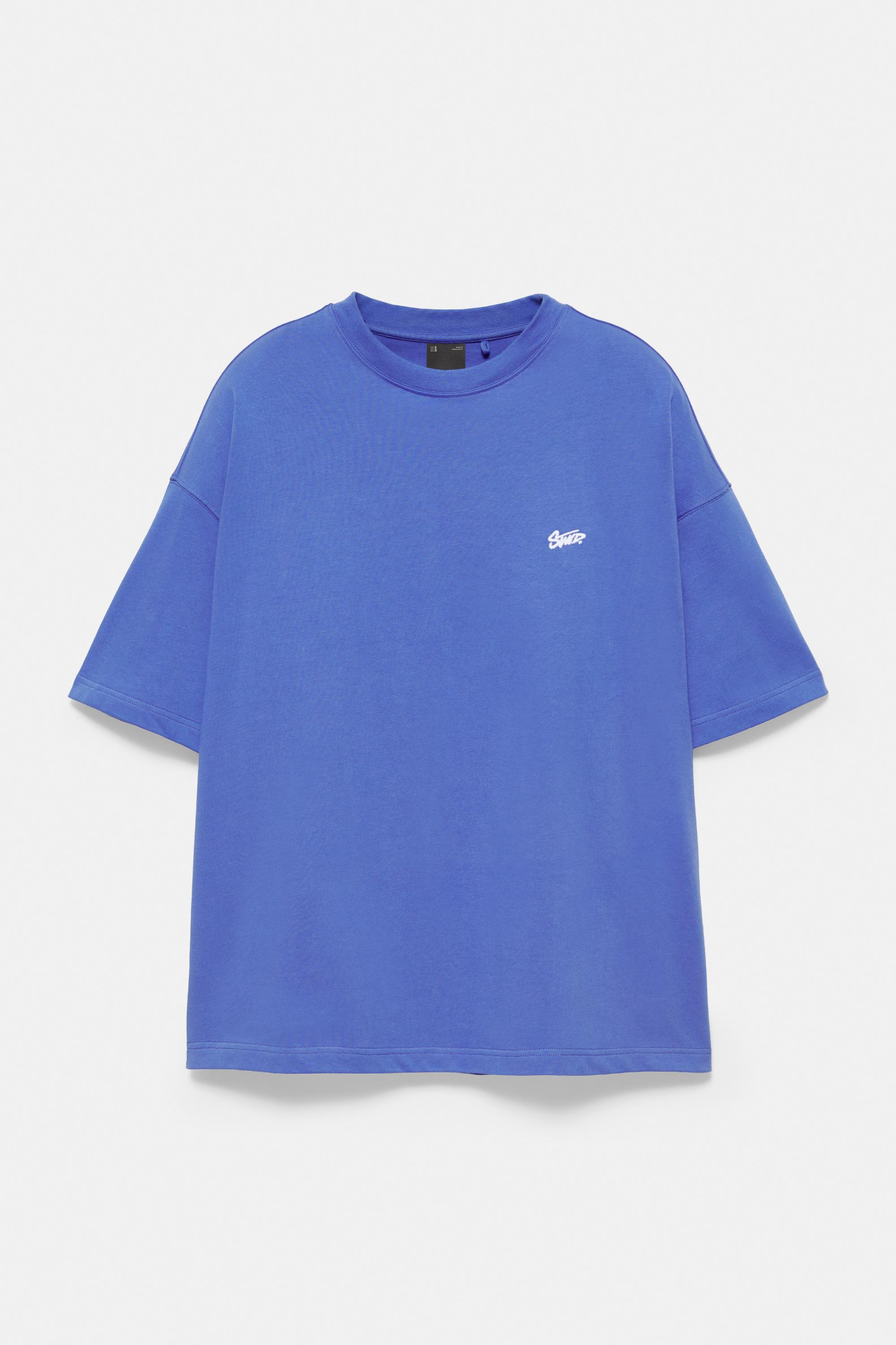 STWD logo boxy T-shirt — Blue