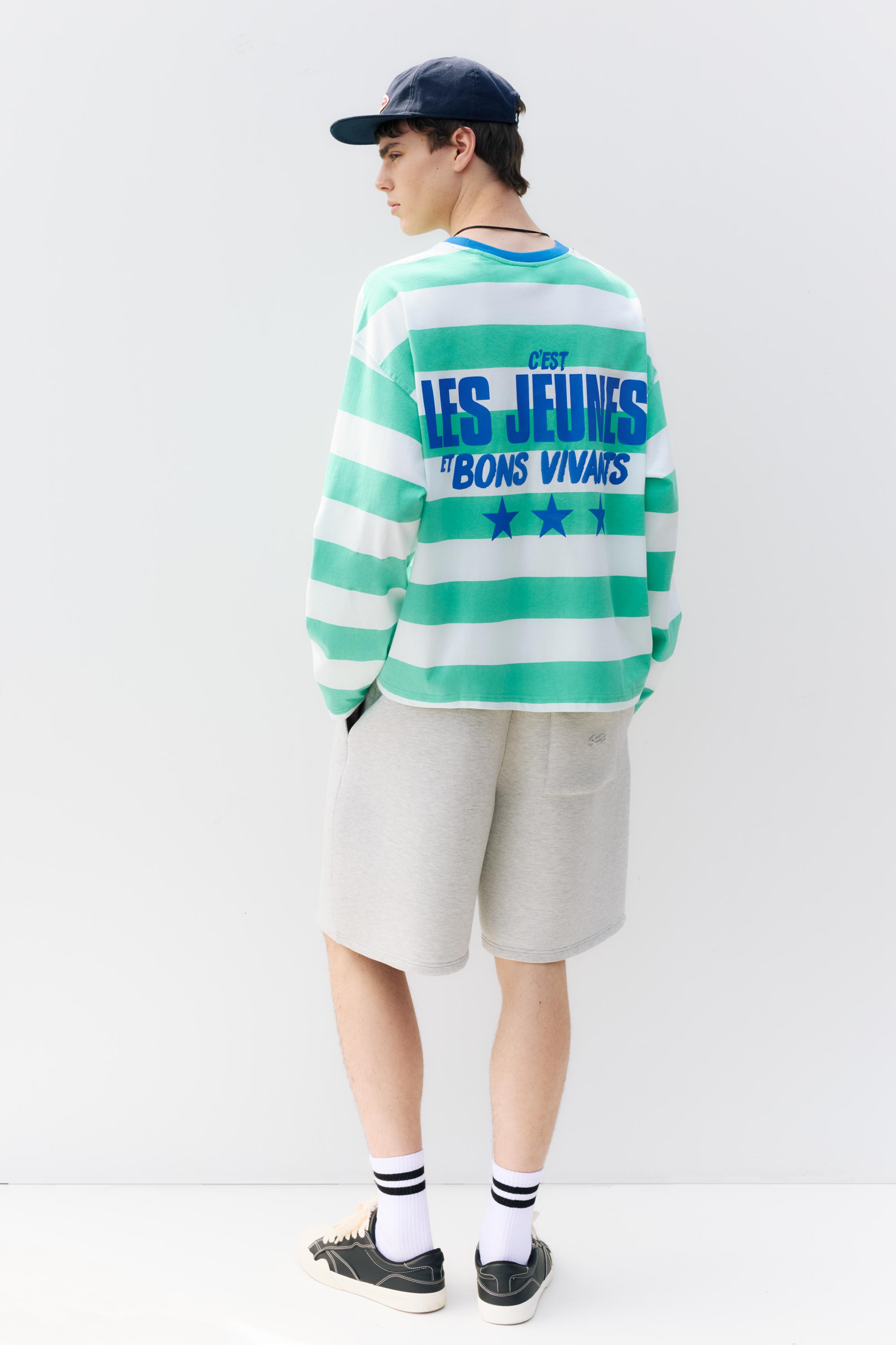 STWD striped T-shirt — Green