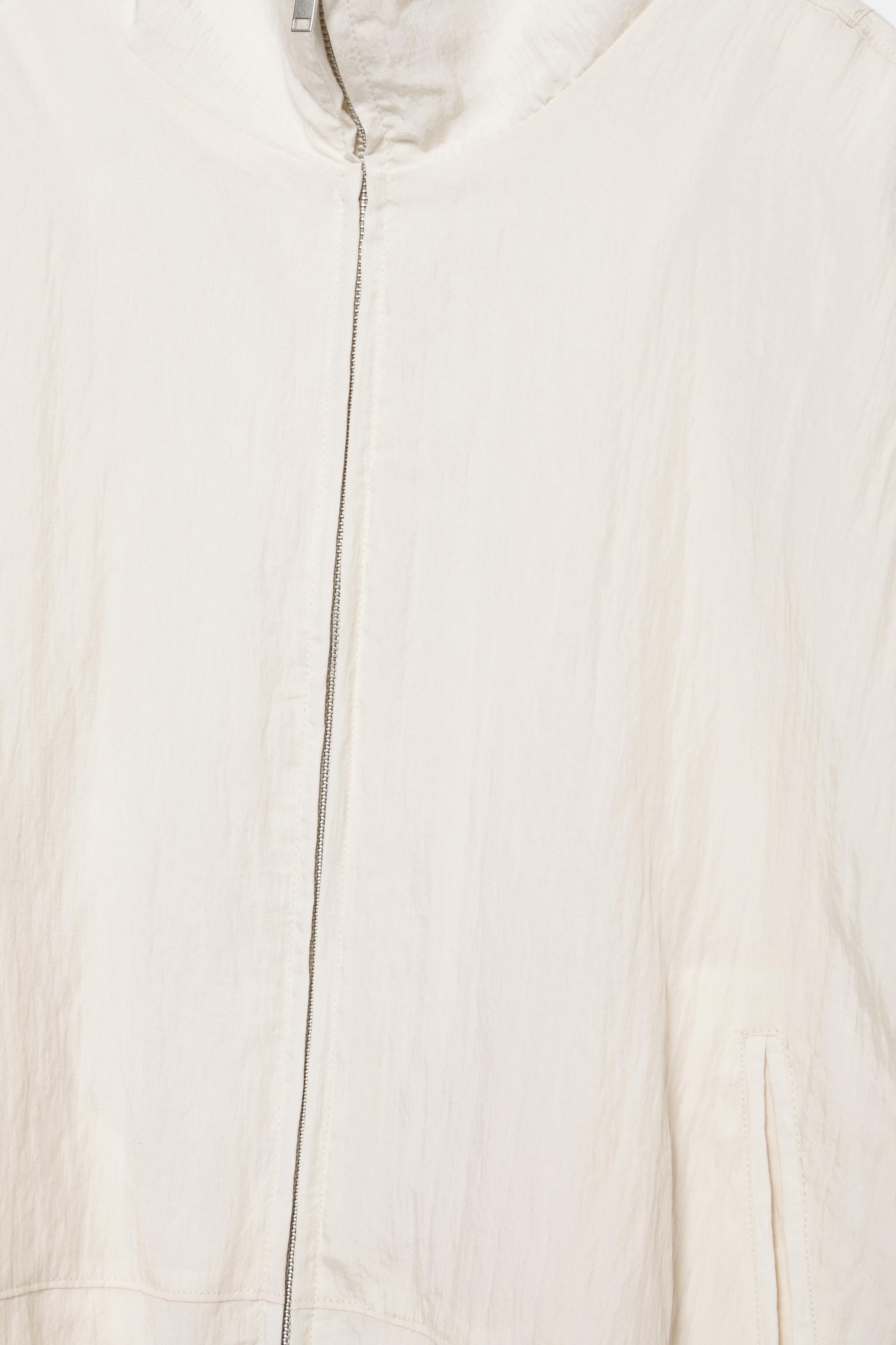 Dik yaka balon ceket - Görsel 8